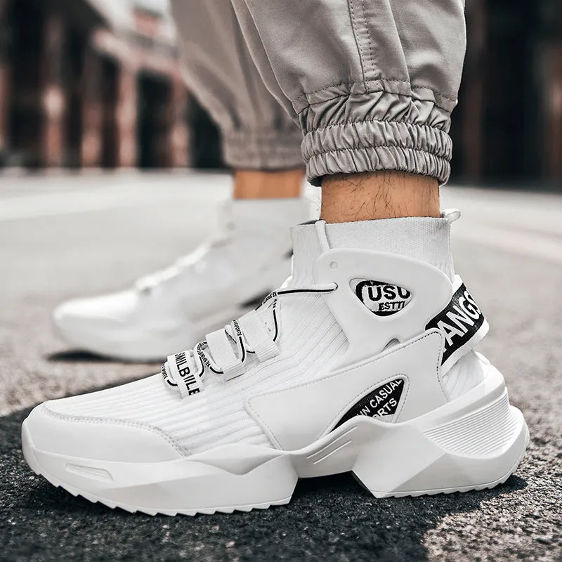 High top socks shoes men summer - GlamzLife