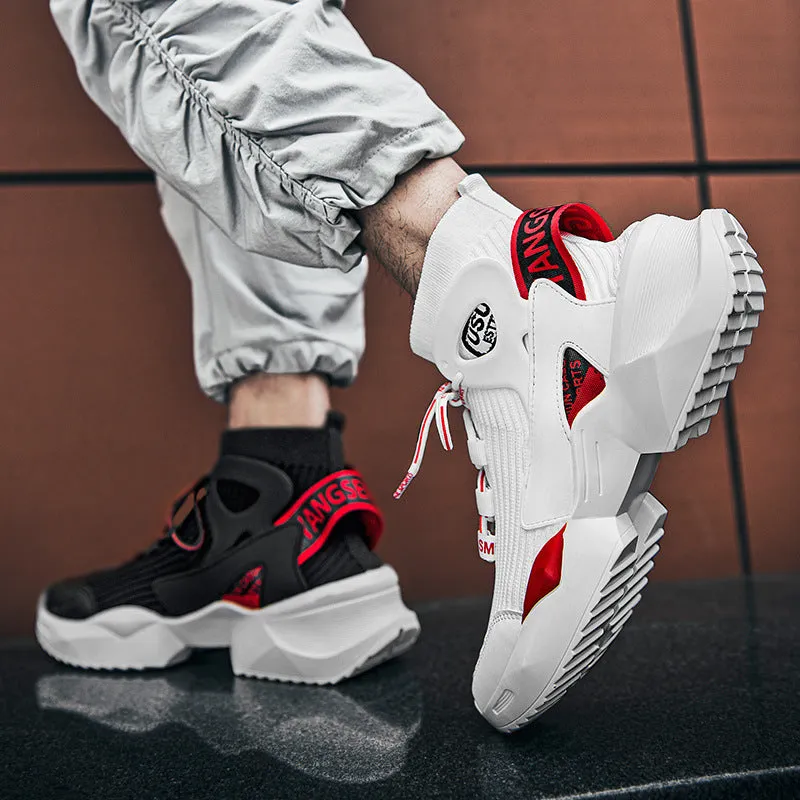 High top socks shoes men summer - GlamzLife