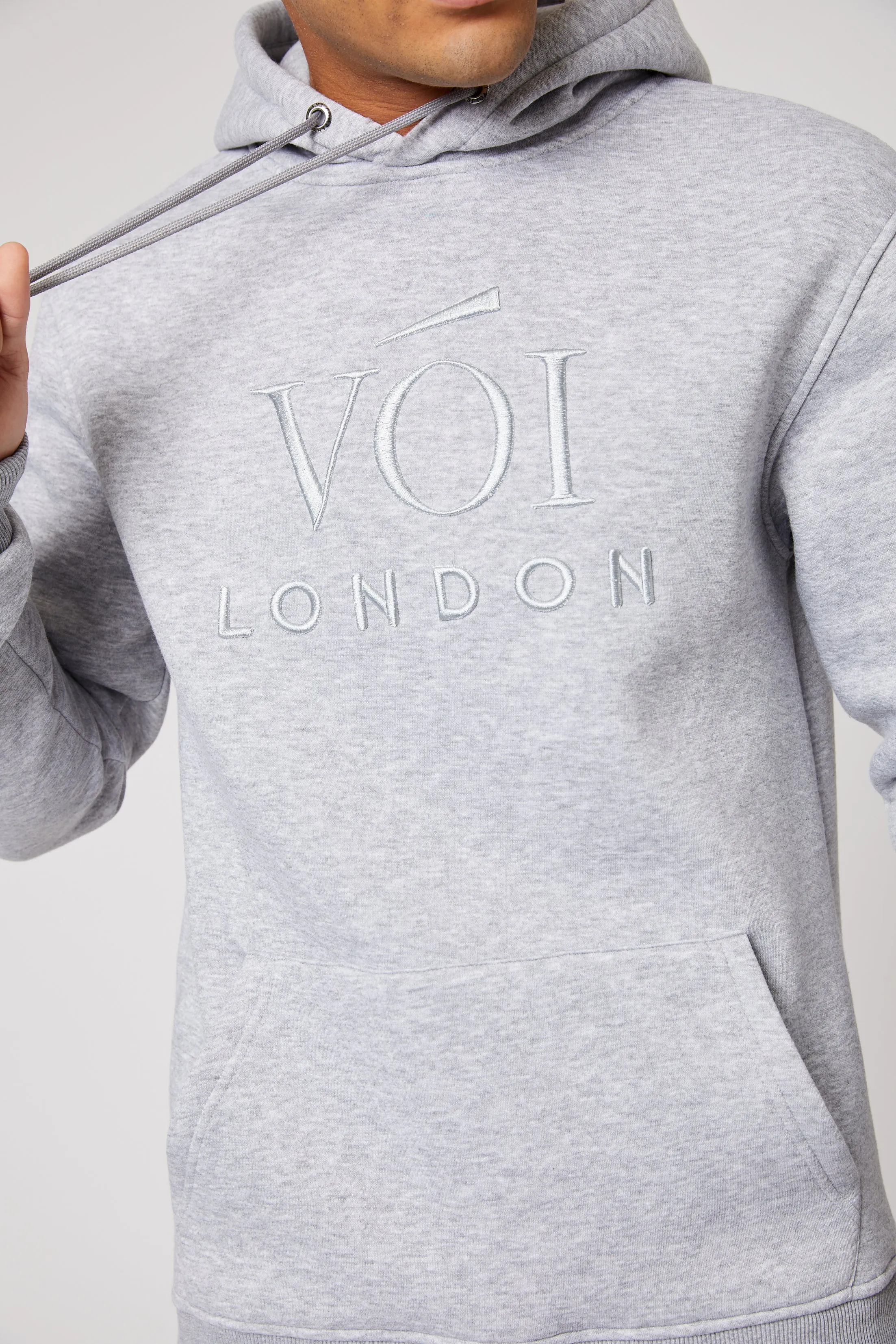 Holloway Road Fleece Tracksuit - Grey Marl