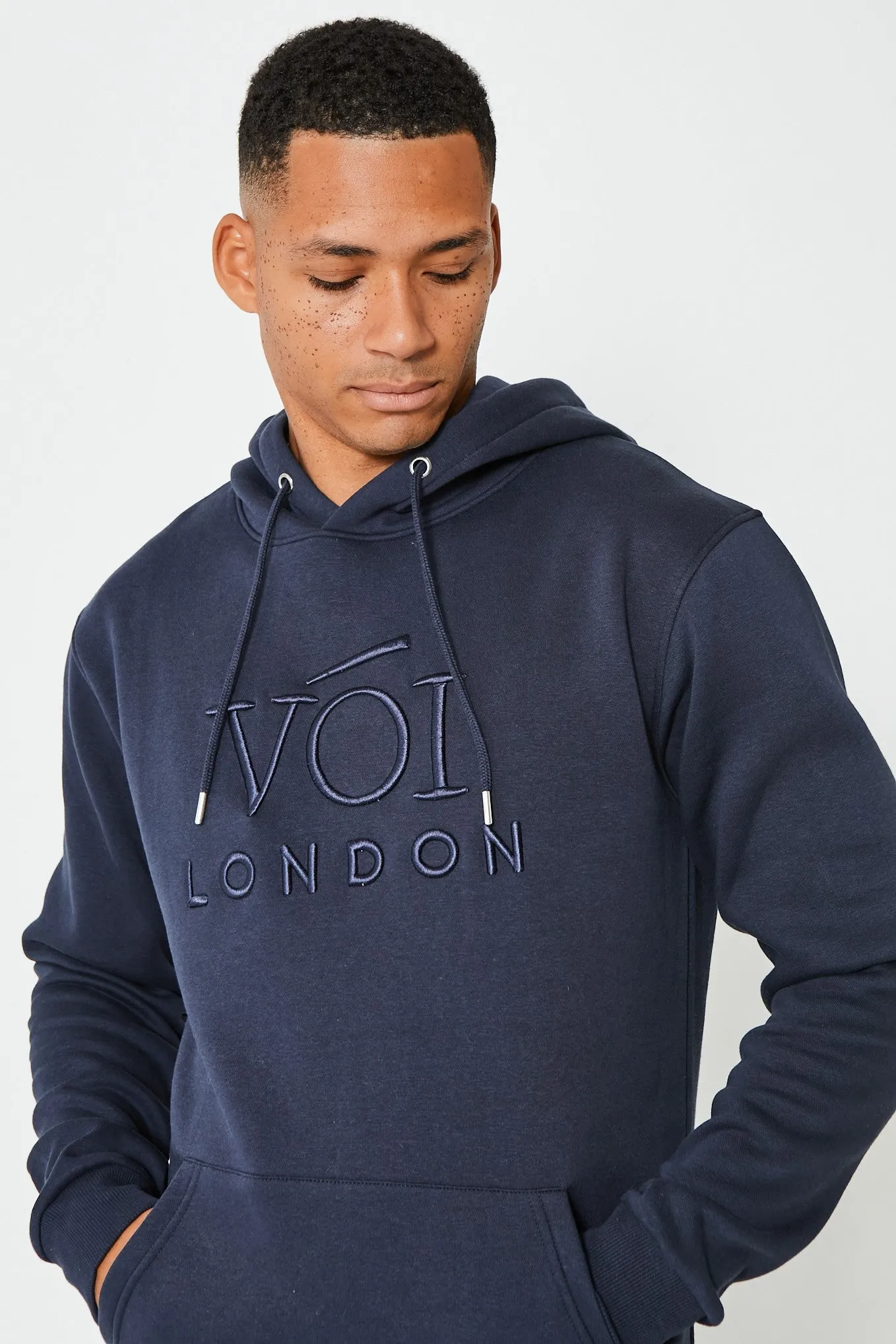 Holloway Road Fleece Tracksuit - Navy