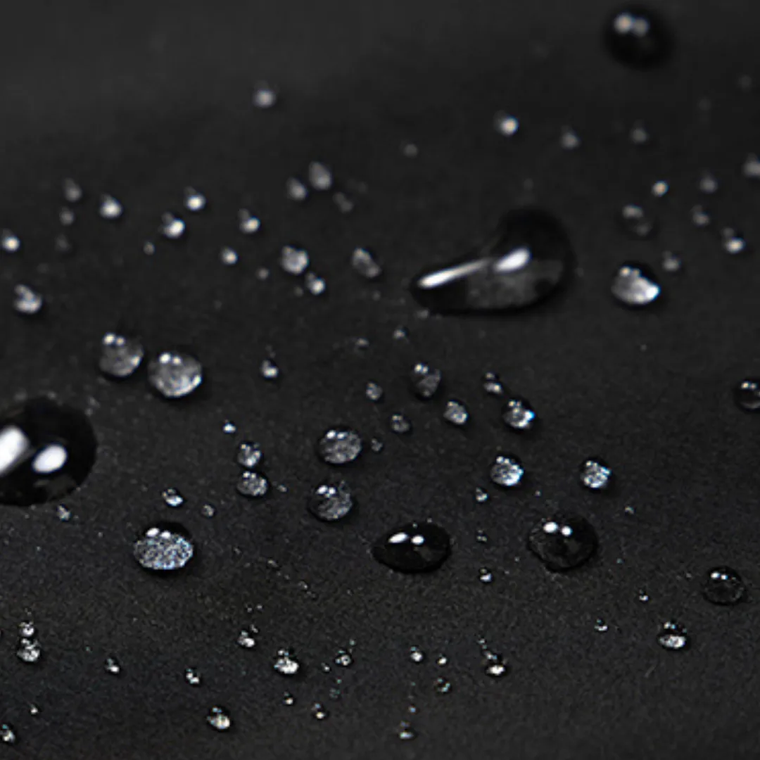 Hooded Waterproof Rain Black Poncho / Shawl