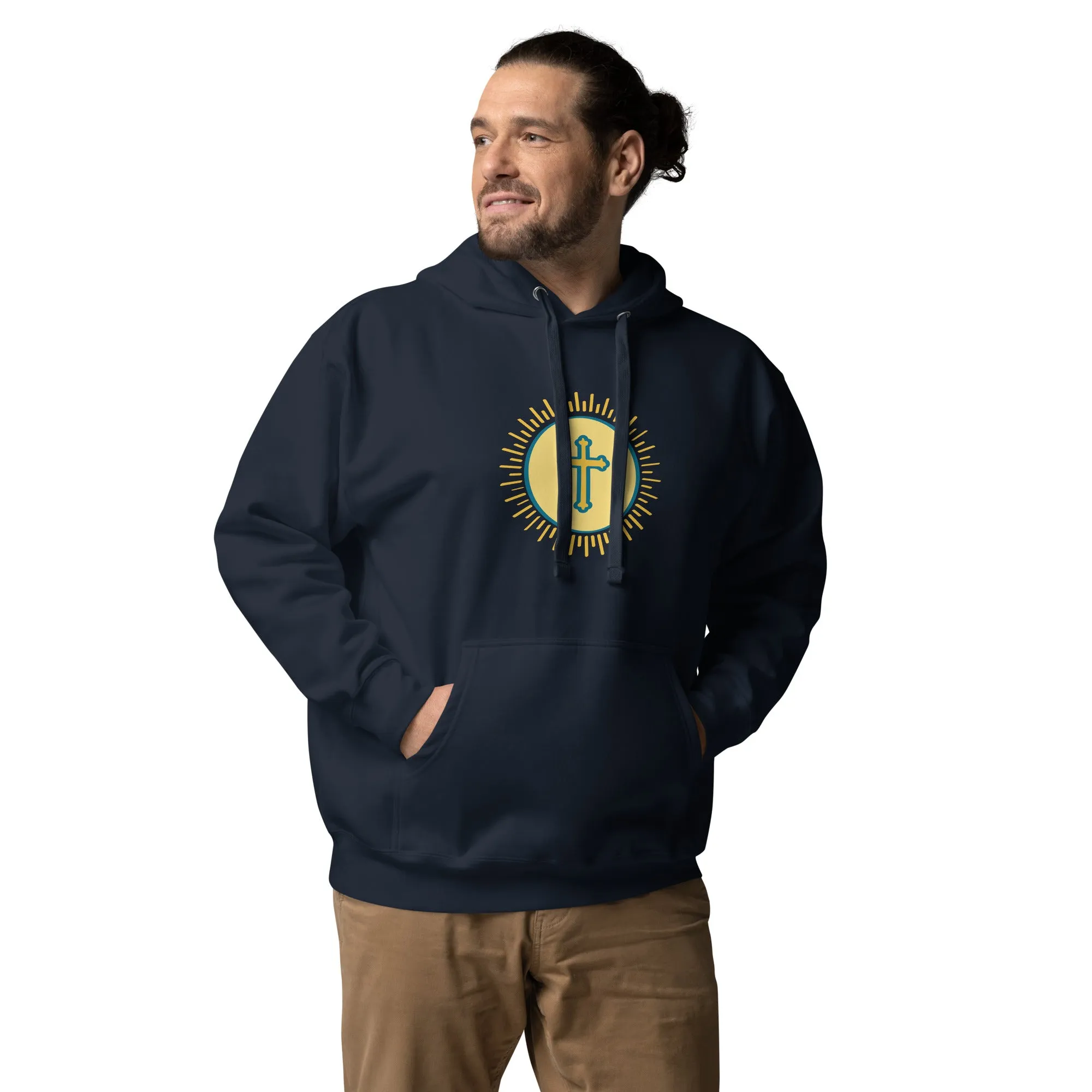 Hoodie Mens Designer (Hoodies Mens - Christian Cross 0039)