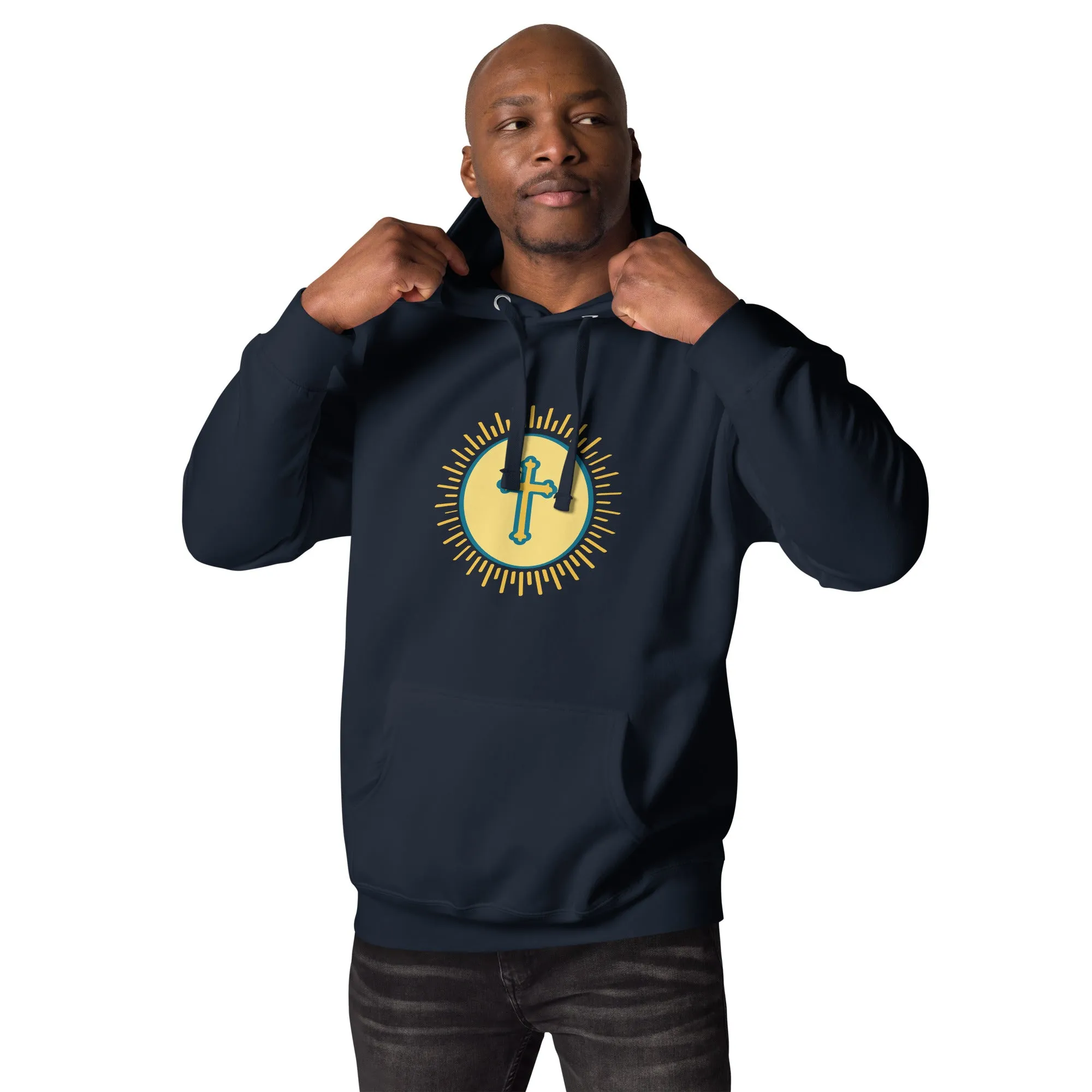 Hoodie Mens Designer (Hoodies Mens - Christian Cross 0039)