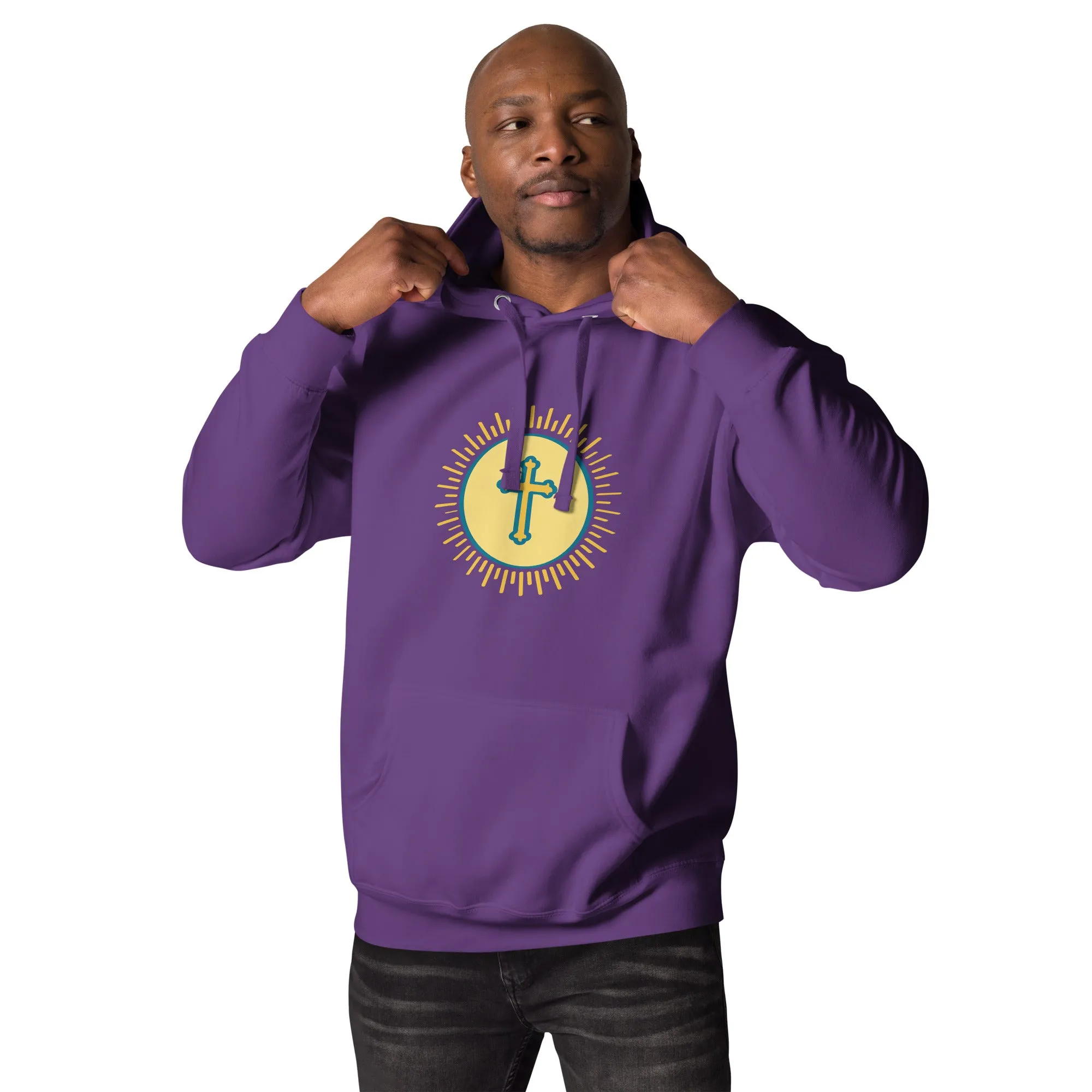 Hoodie Mens Designer (Hoodies Mens - Christian Cross 0039)