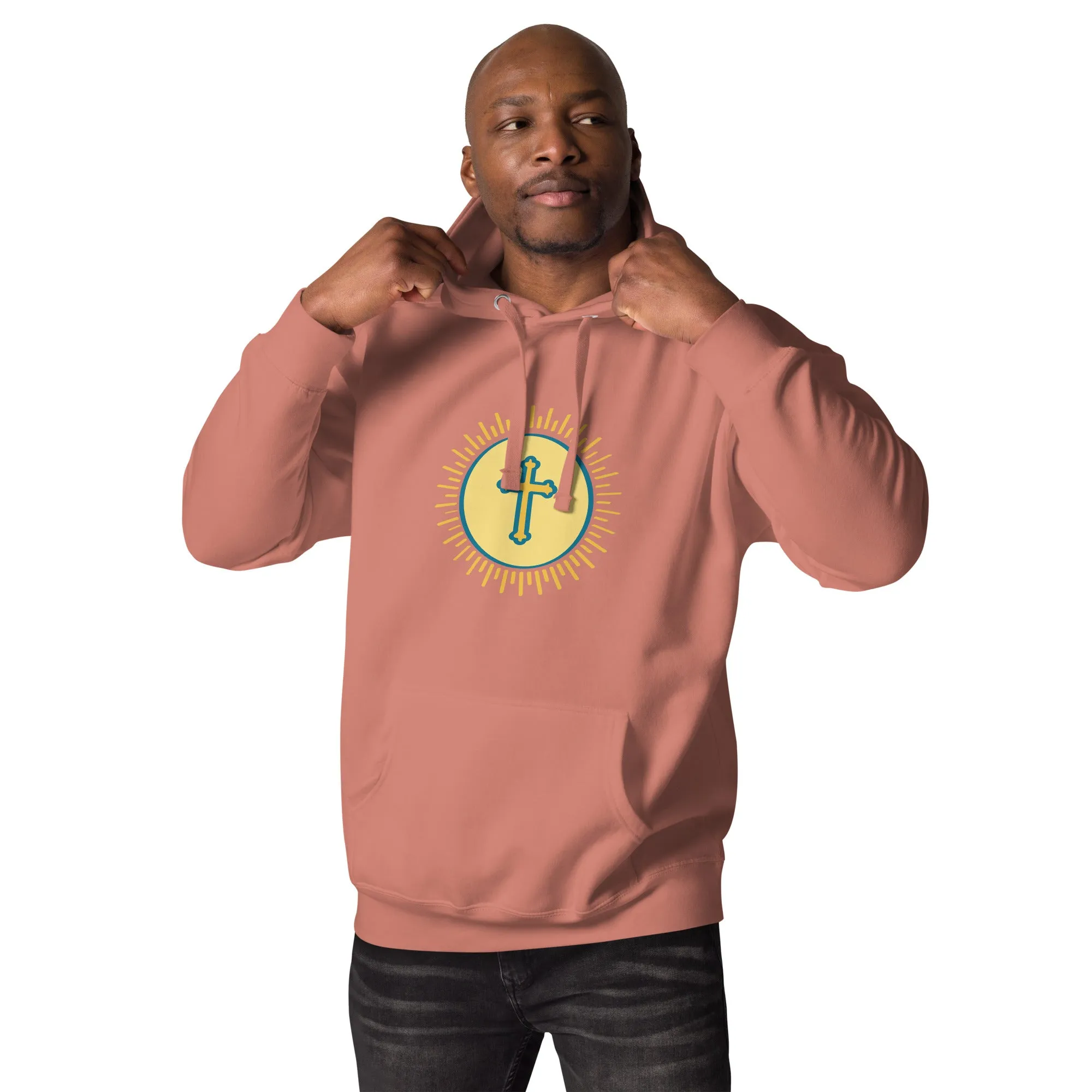 Hoodie Mens Designer (Hoodies Mens - Christian Cross 0039)