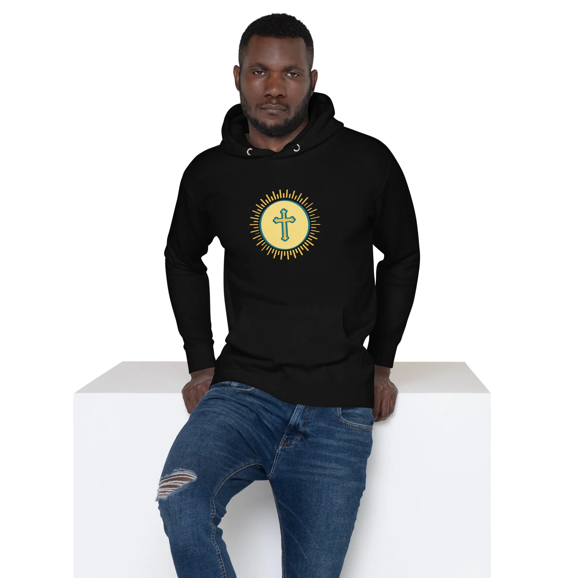 Hoodie Mens Designer (Hoodies Mens - Christian Cross 0039)