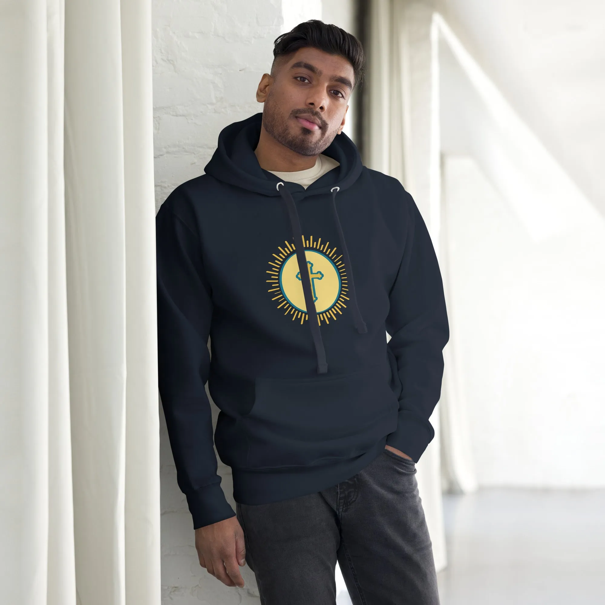 Hoodie Mens Designer (Hoodies Mens - Christian Cross 0039)