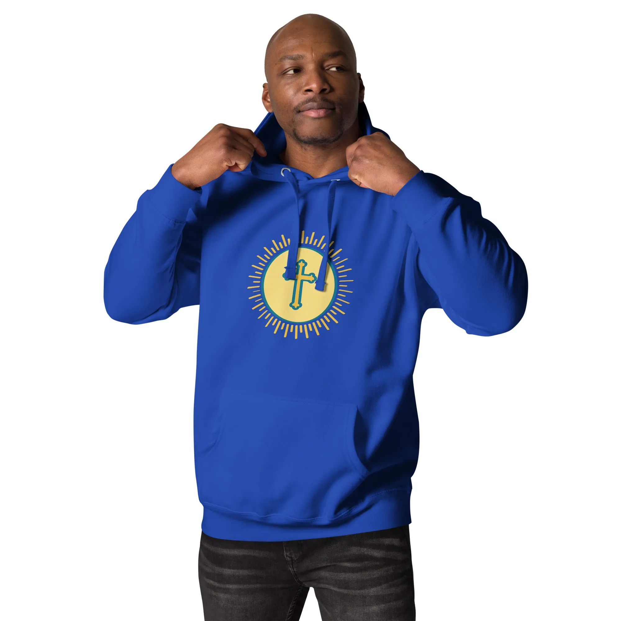 Hoodie Mens Designer (Hoodies Mens - Christian Cross 0039)