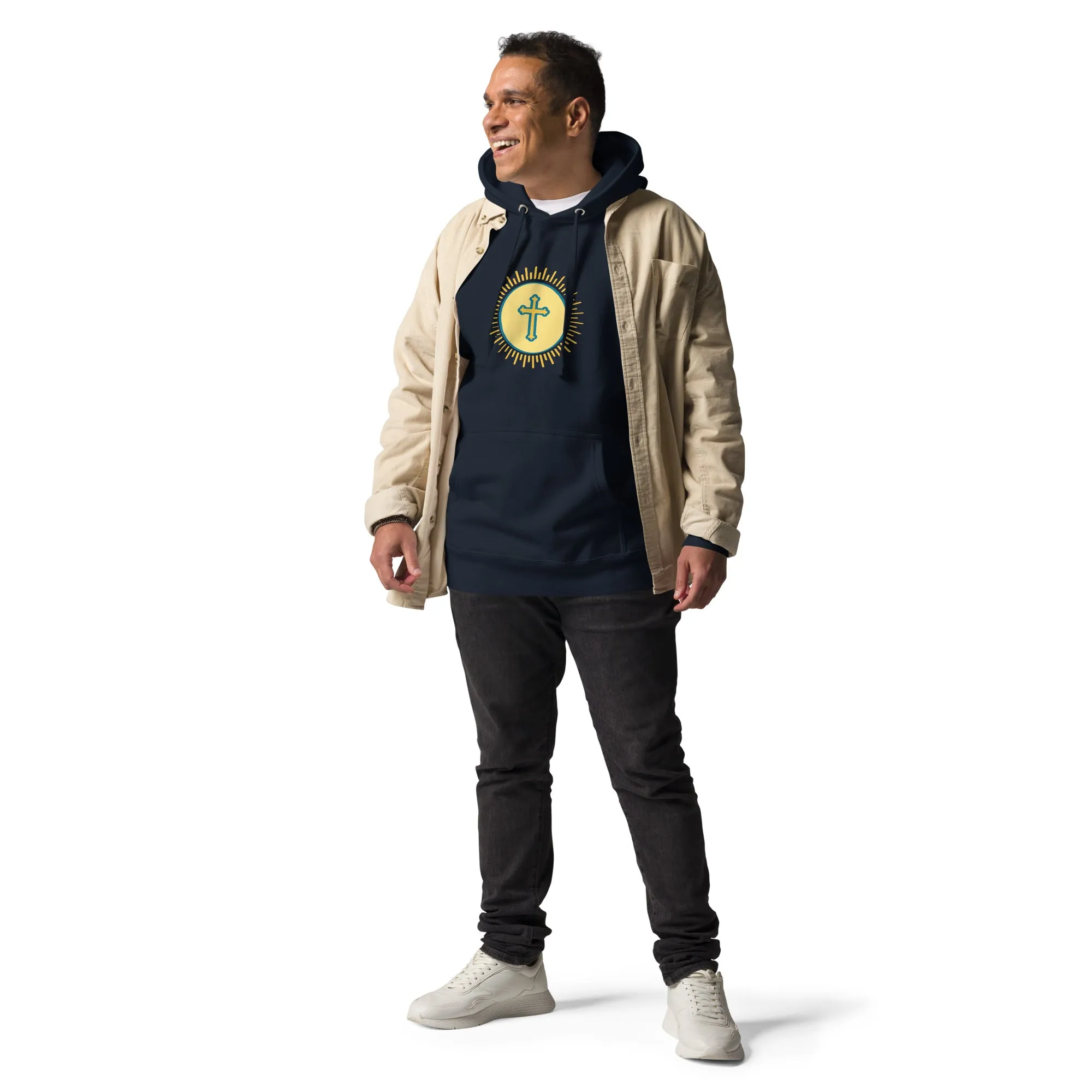 Hoodie Mens Designer (Hoodies Mens - Christian Cross 0039)