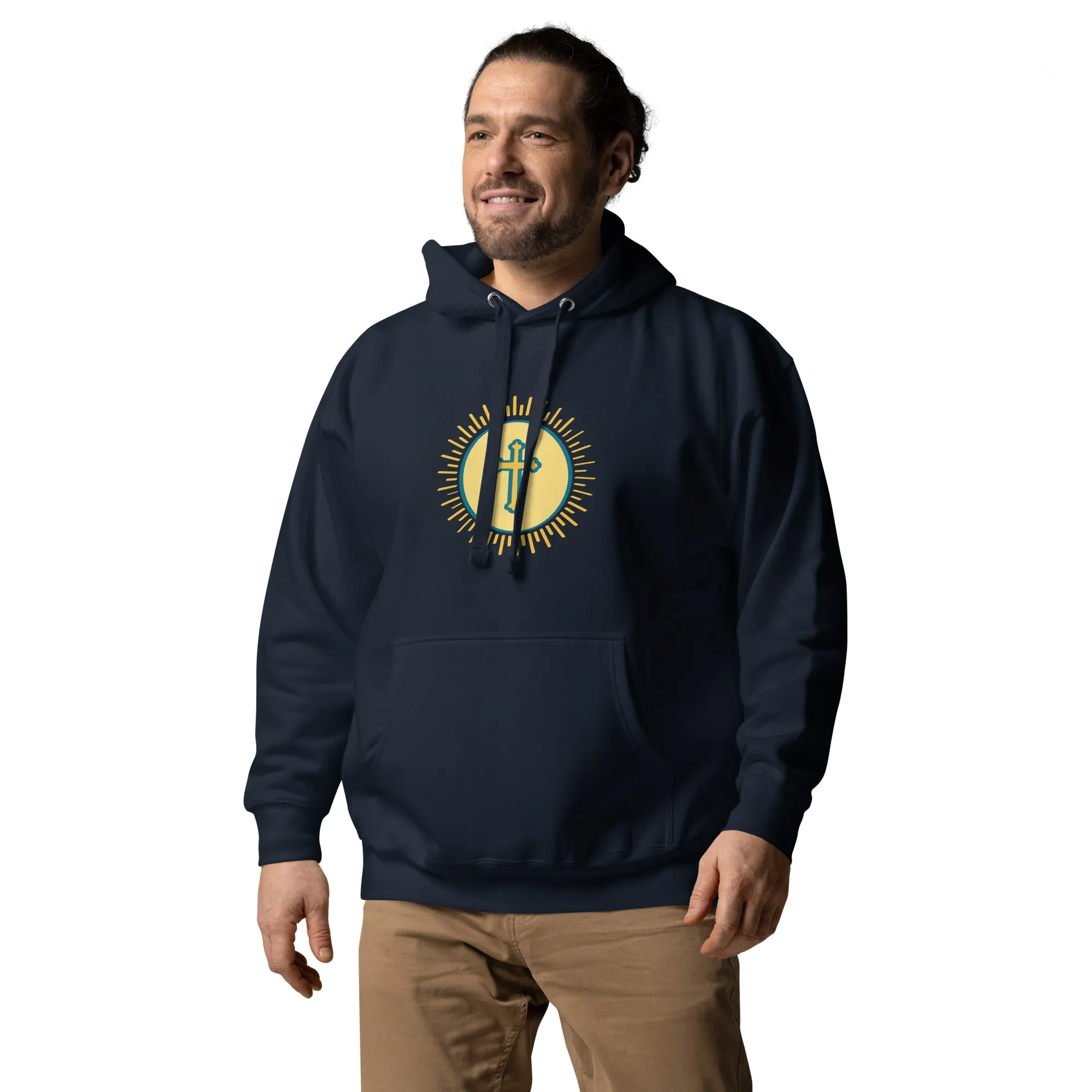 Hoodie Mens Designer (Hoodies Mens - Christian Cross 0039)