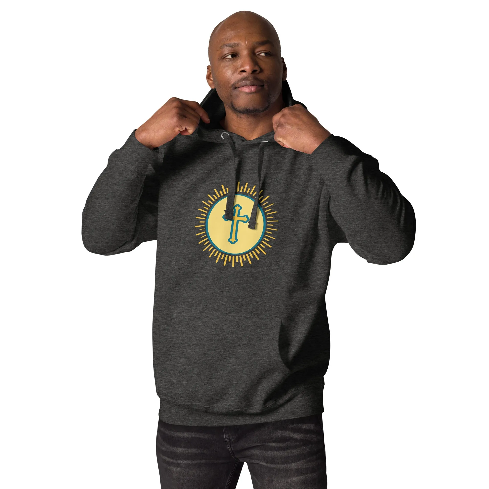 Hoodie Mens Designer (Hoodies Mens - Christian Cross 0039)