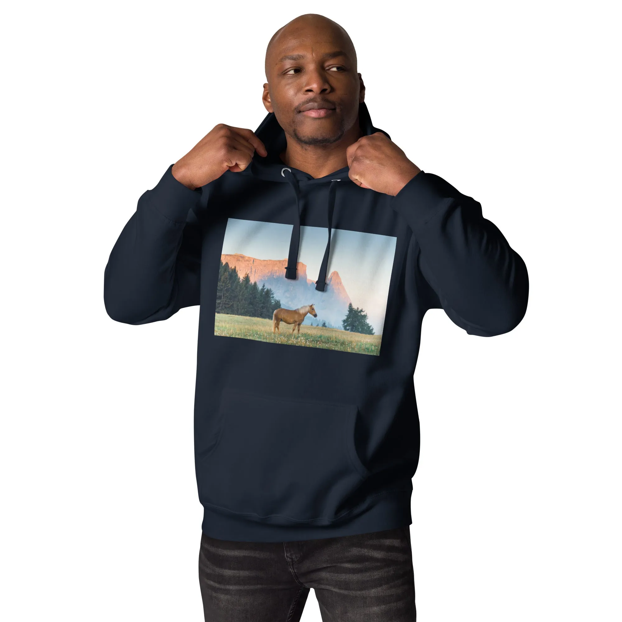 Hoodie Mens Designer (Hoodies Mens - Horse 0020)