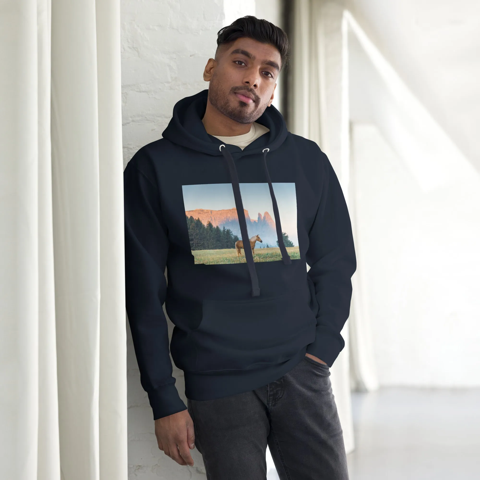 Hoodie Mens Designer (Hoodies Mens - Horse 0020)