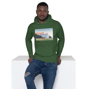 Hoodie Mens Designer (Hoodies Mens - Horse 0020)