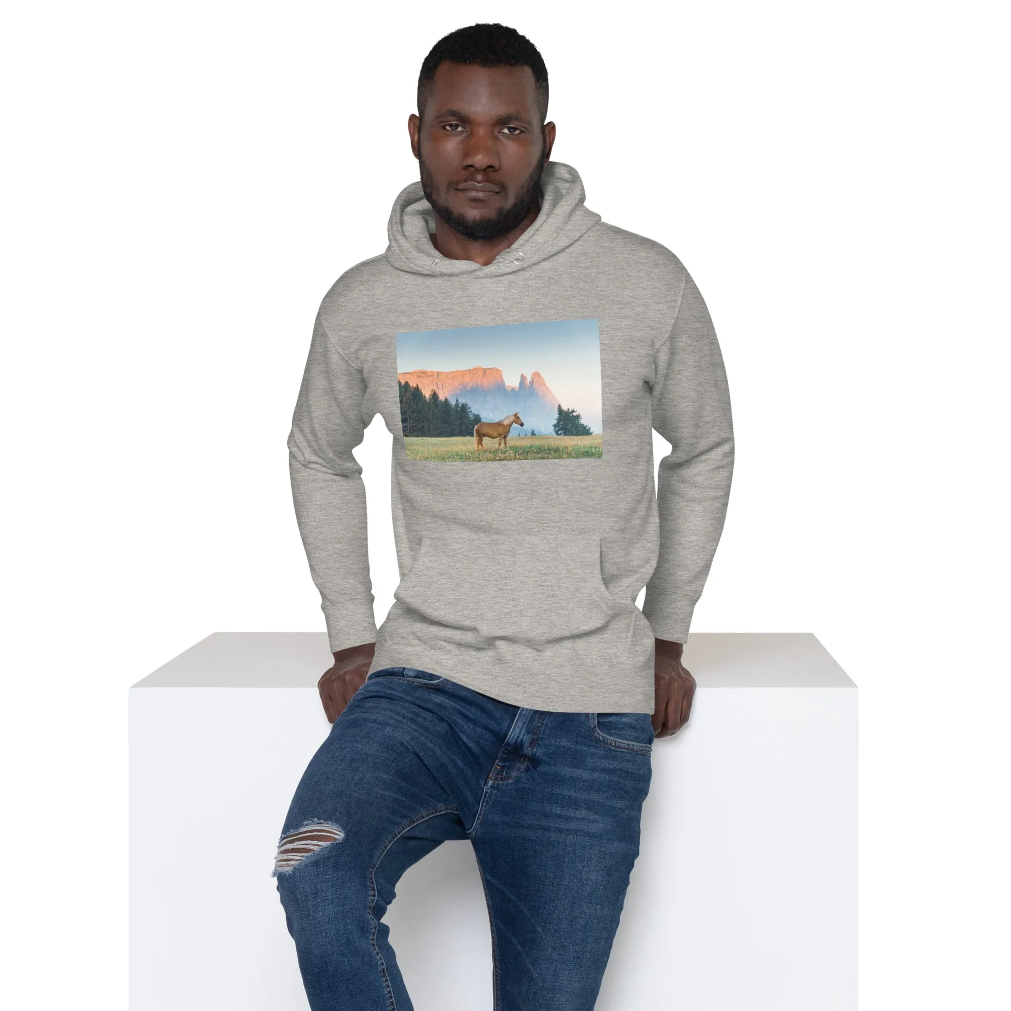 Hoodie Mens Designer (Hoodies Mens - Horse 0020)