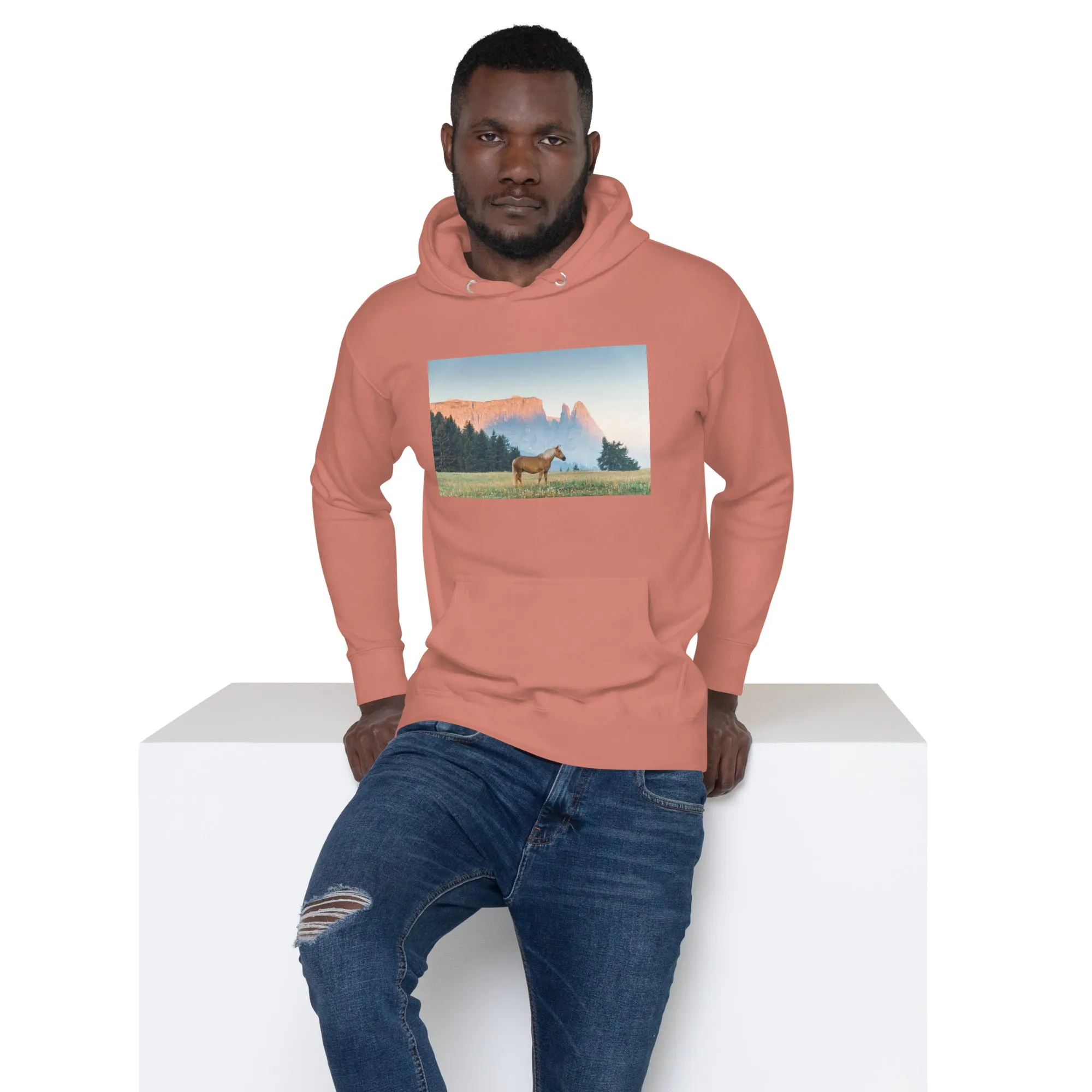 Hoodie Mens Designer (Hoodies Mens - Horse 0020)