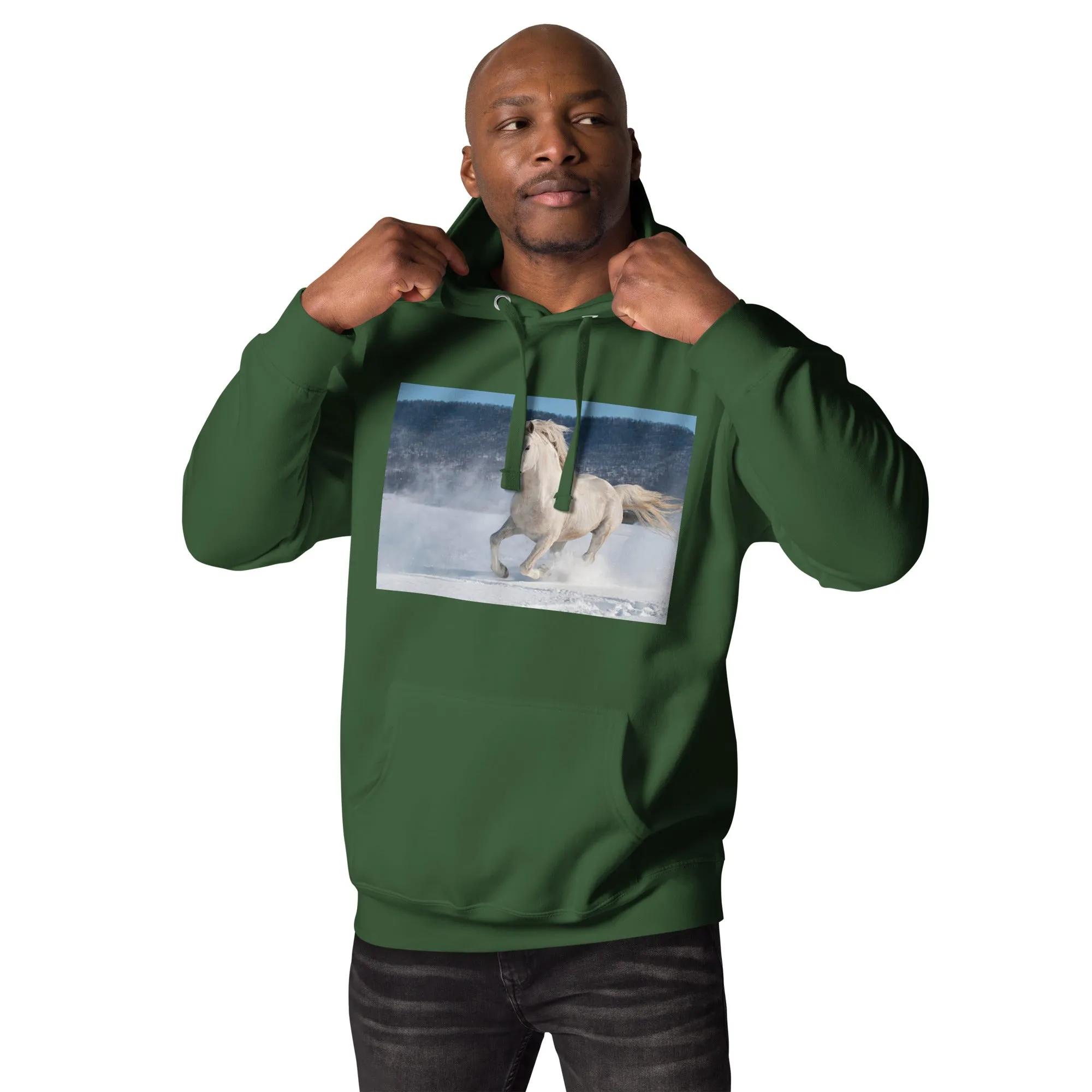 Hoodie Mens Designer (Hoodies Mens - Horse 0022)
