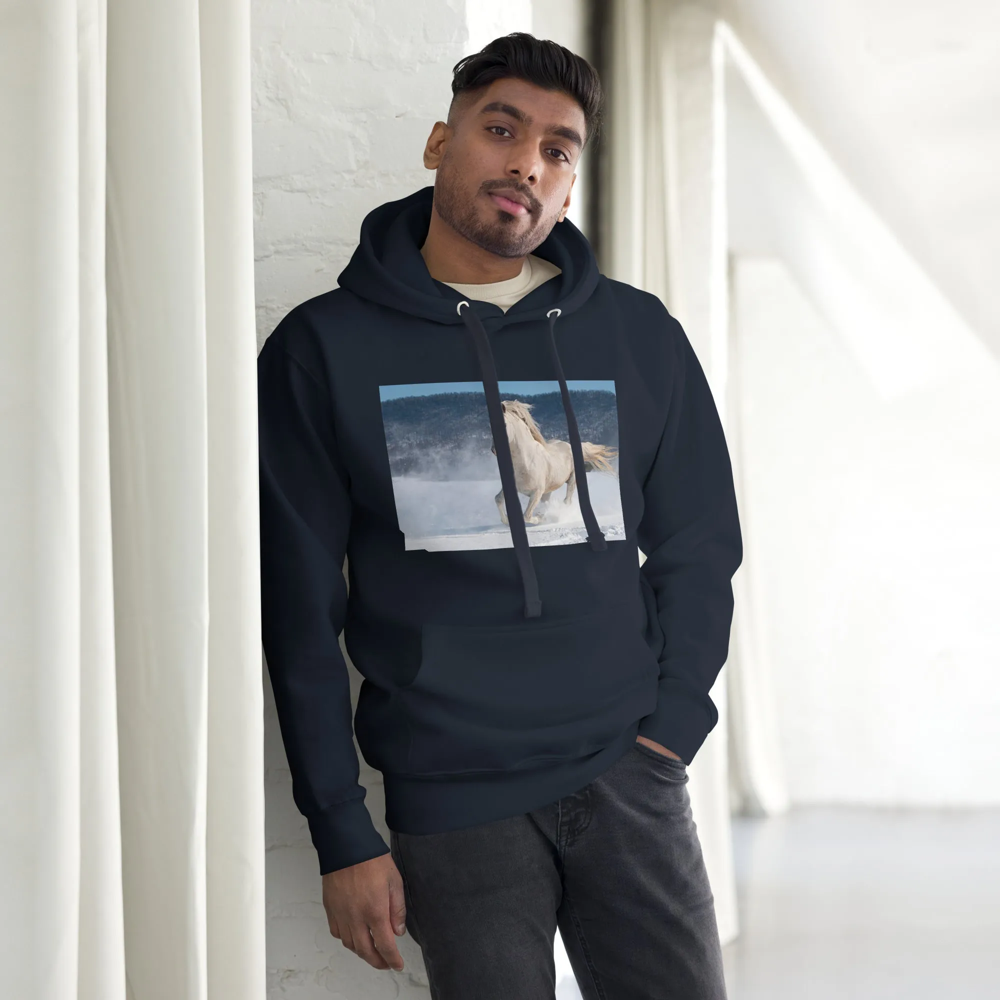 Hoodie Mens Designer (Hoodies Mens - Horse 0022)