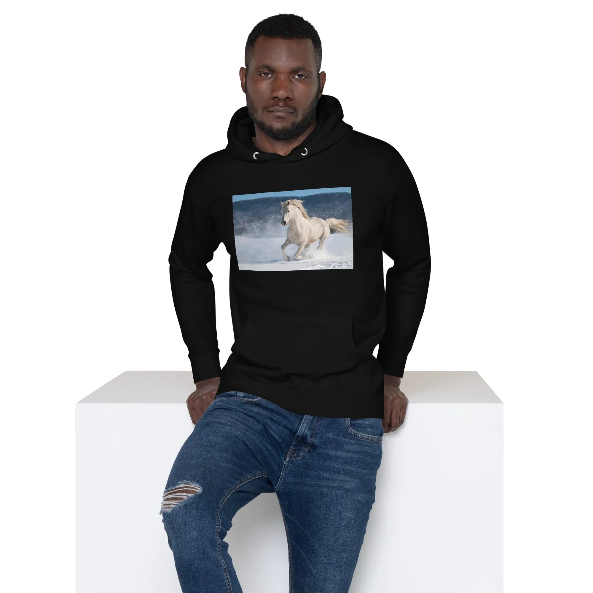 Hoodie Mens Designer (Hoodies Mens - Horse 0022)