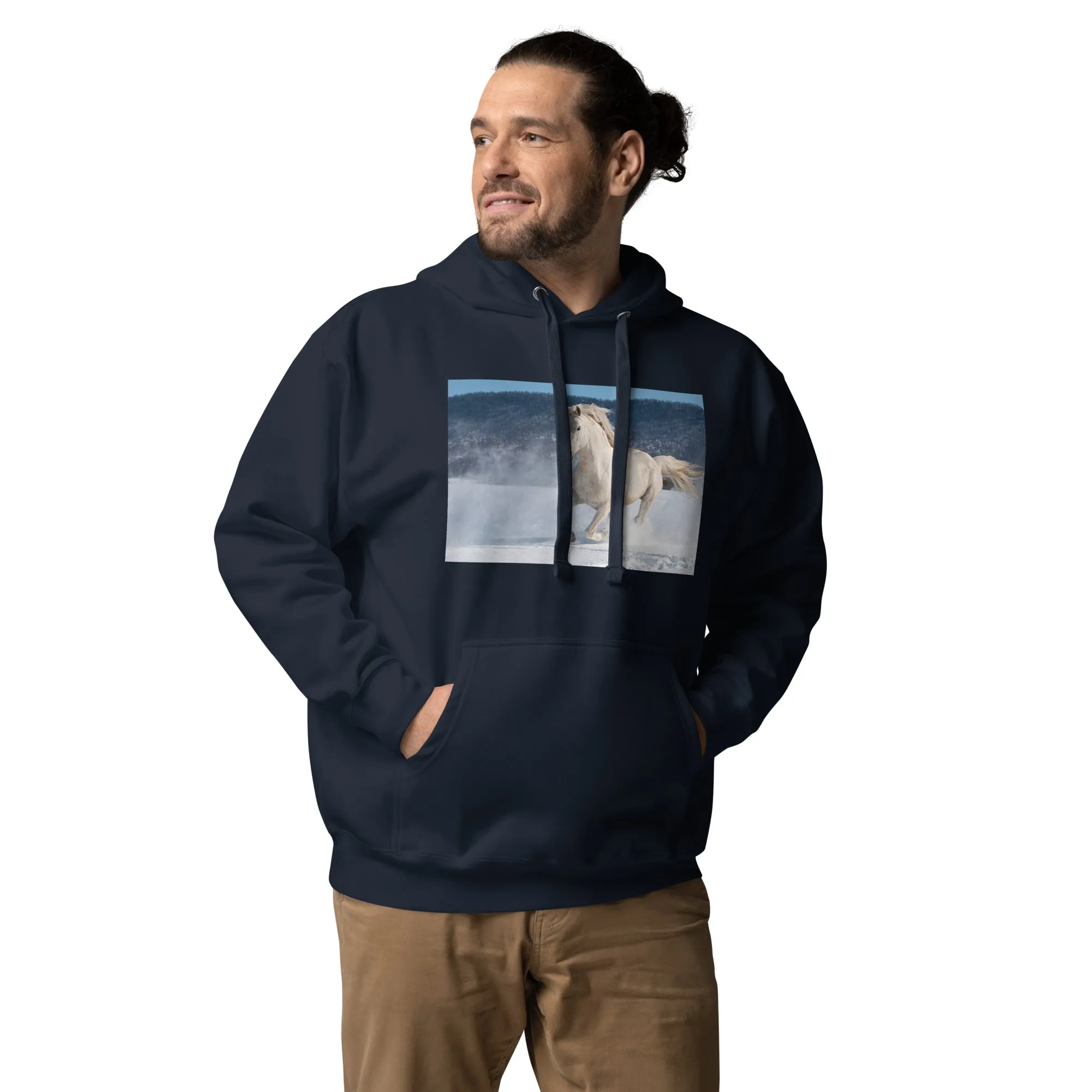 Hoodie Mens Designer (Hoodies Mens - Horse 0022)