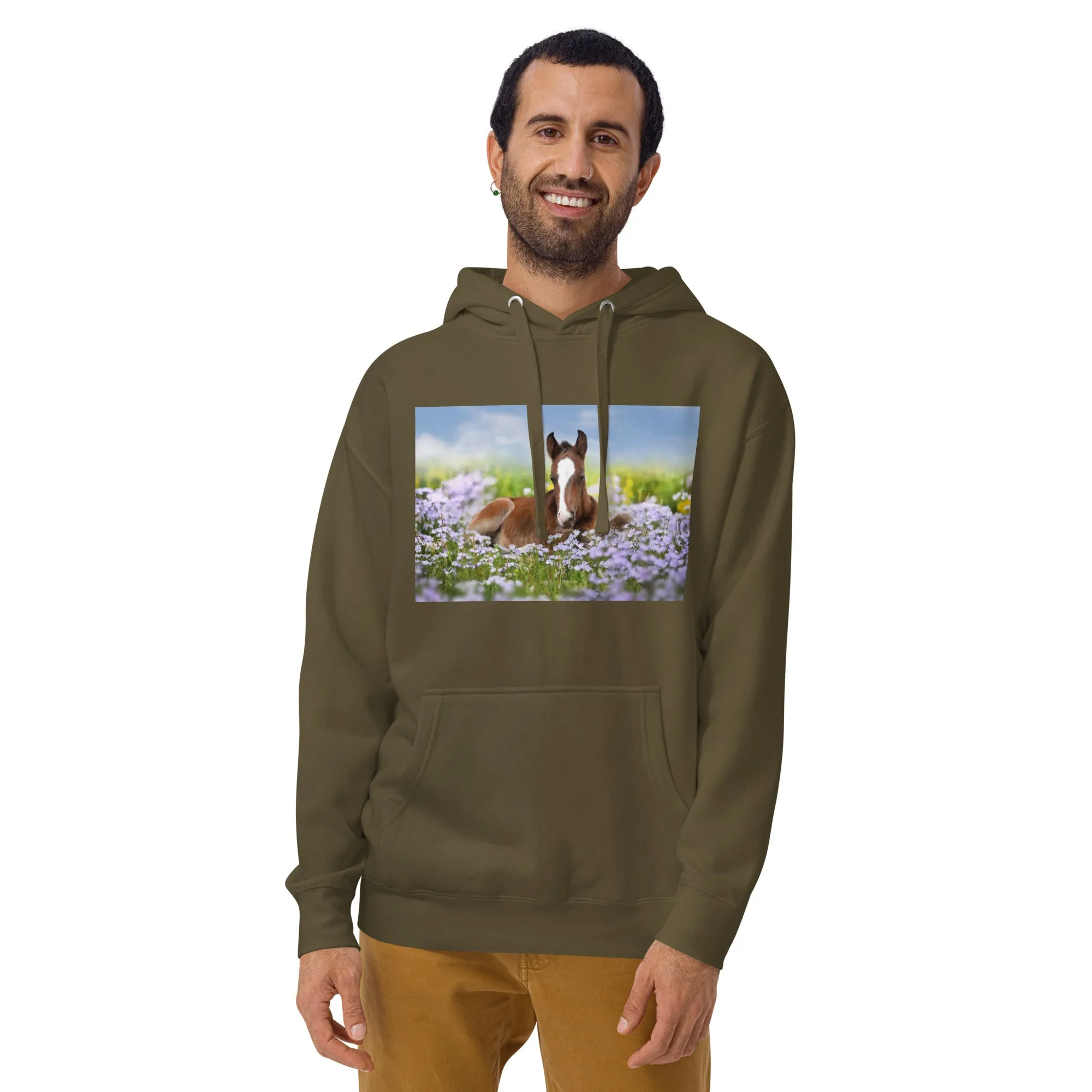 Hoodie Mens Designer (Hoodies Mens - Horse 0025)