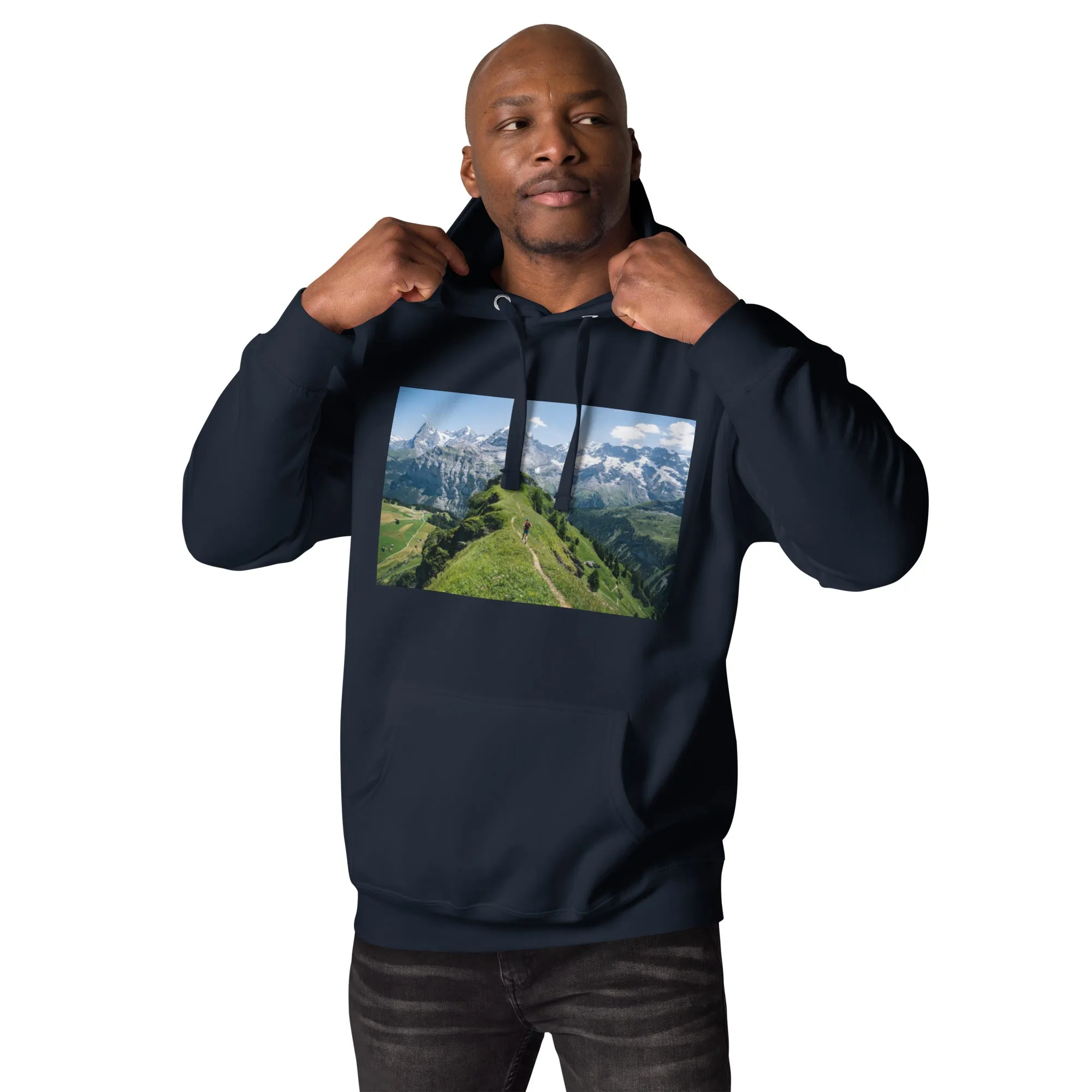 Hoodie Mens Designer (Hoodies Mens - Nature Mountain 0016)