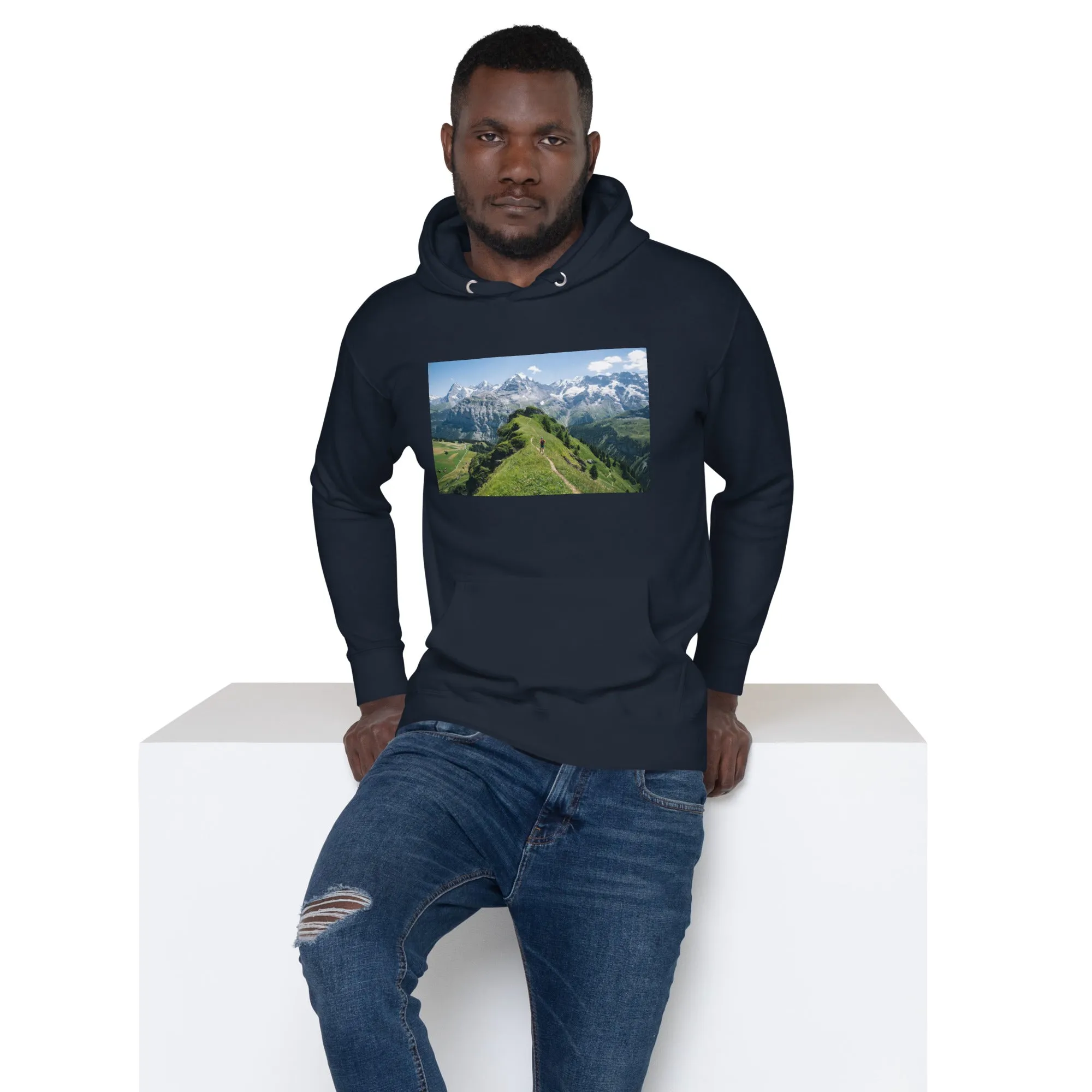 Hoodie Mens Designer (Hoodies Mens - Nature Mountain 0016)