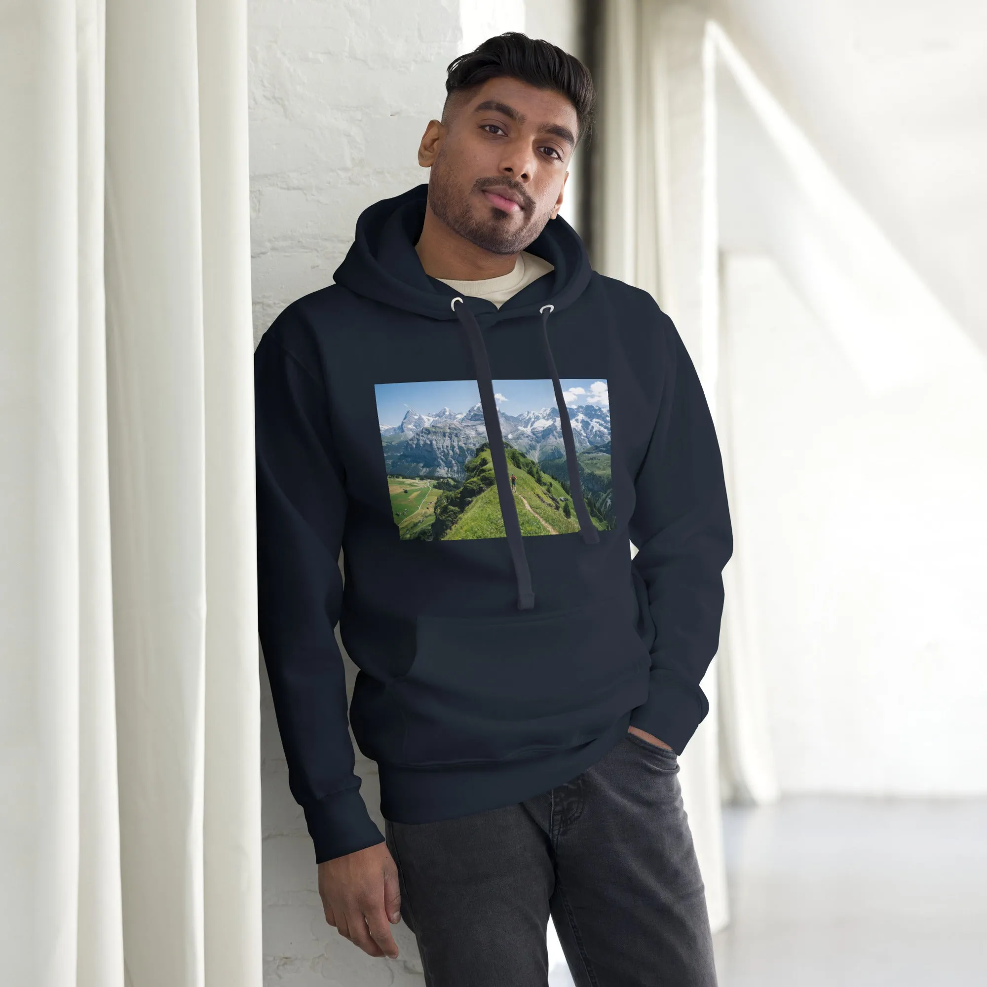 Hoodie Mens Designer (Hoodies Mens - Nature Mountain 0016)