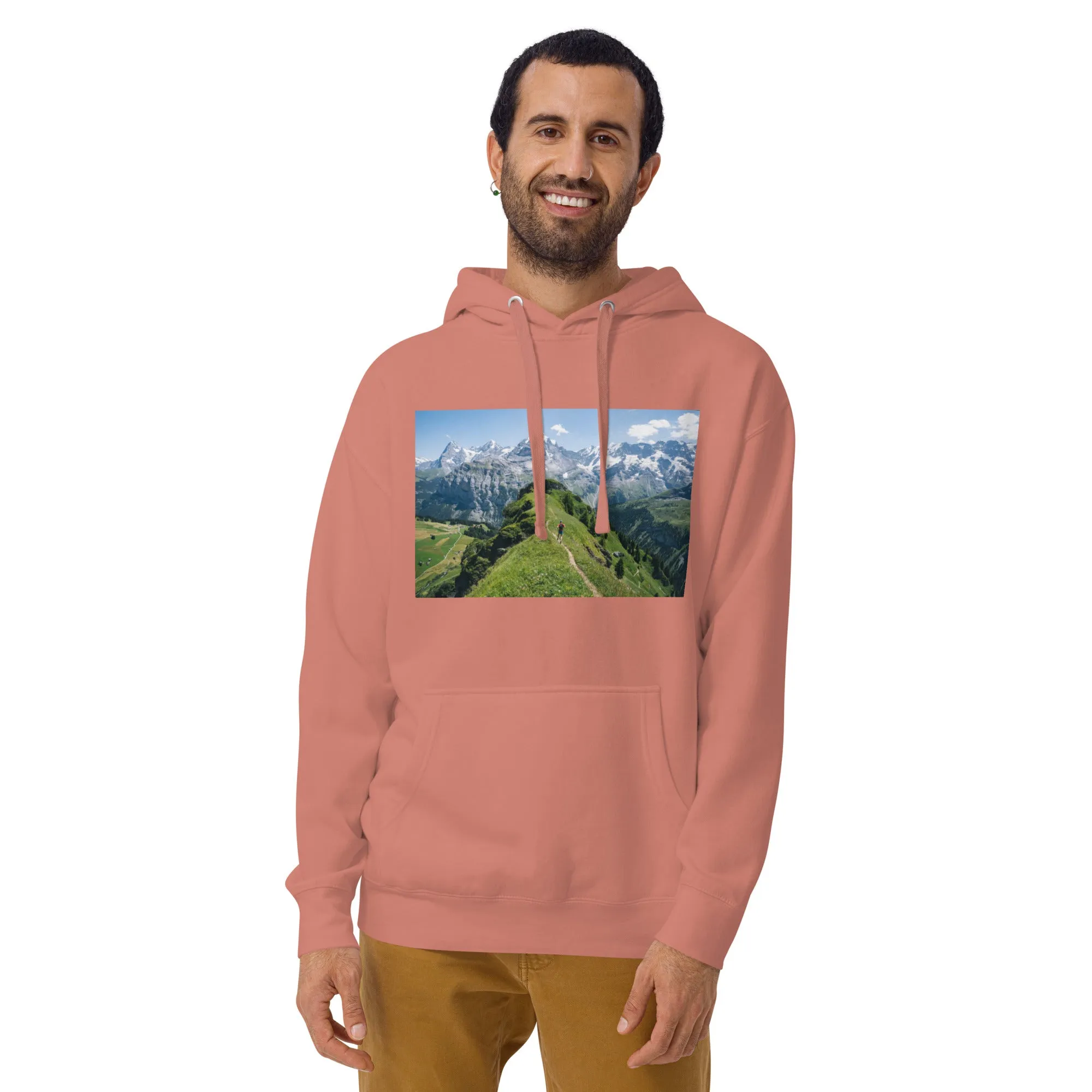 Hoodie Mens Designer (Hoodies Mens - Nature Mountain 0016)
