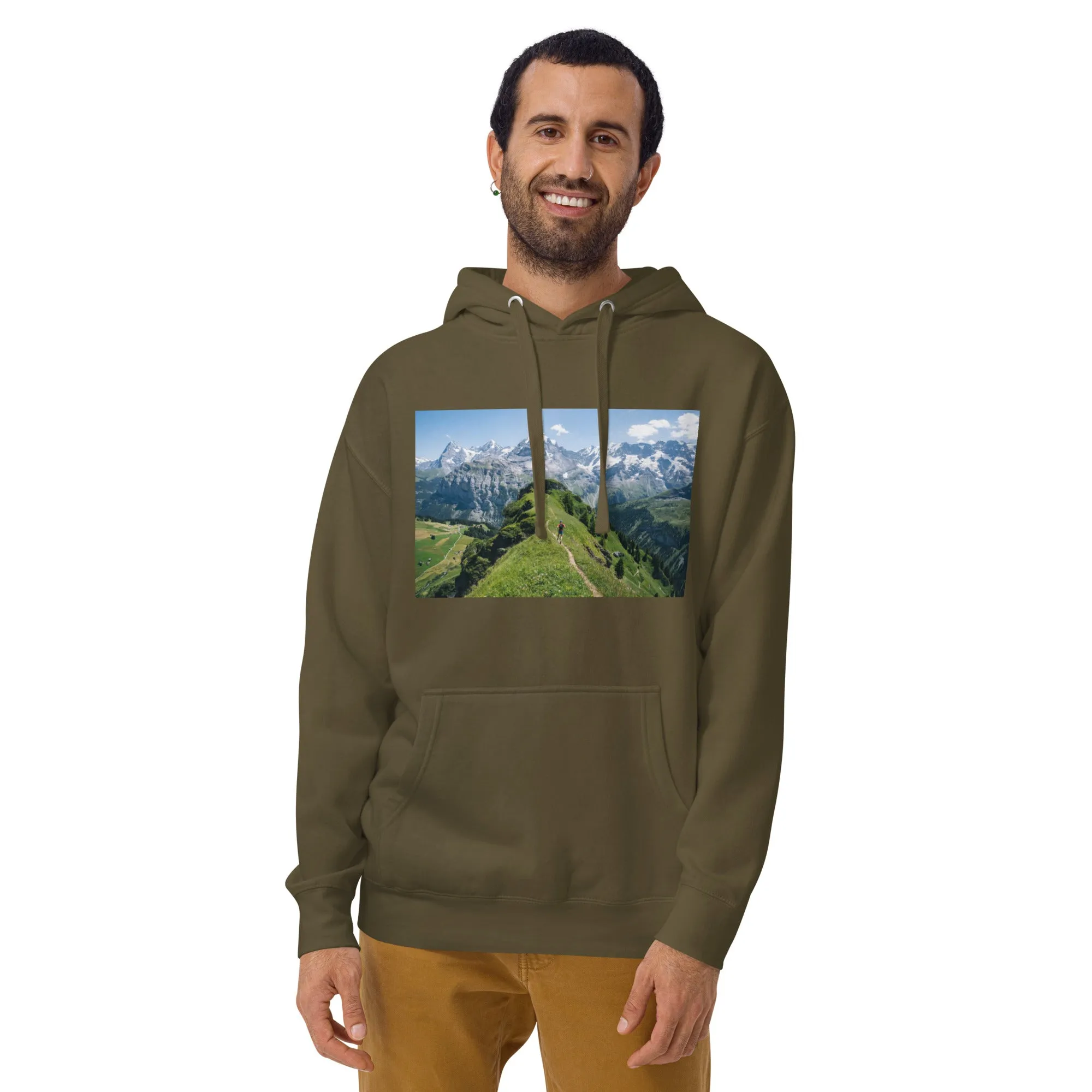Hoodie Mens Designer (Hoodies Mens - Nature Mountain 0016)