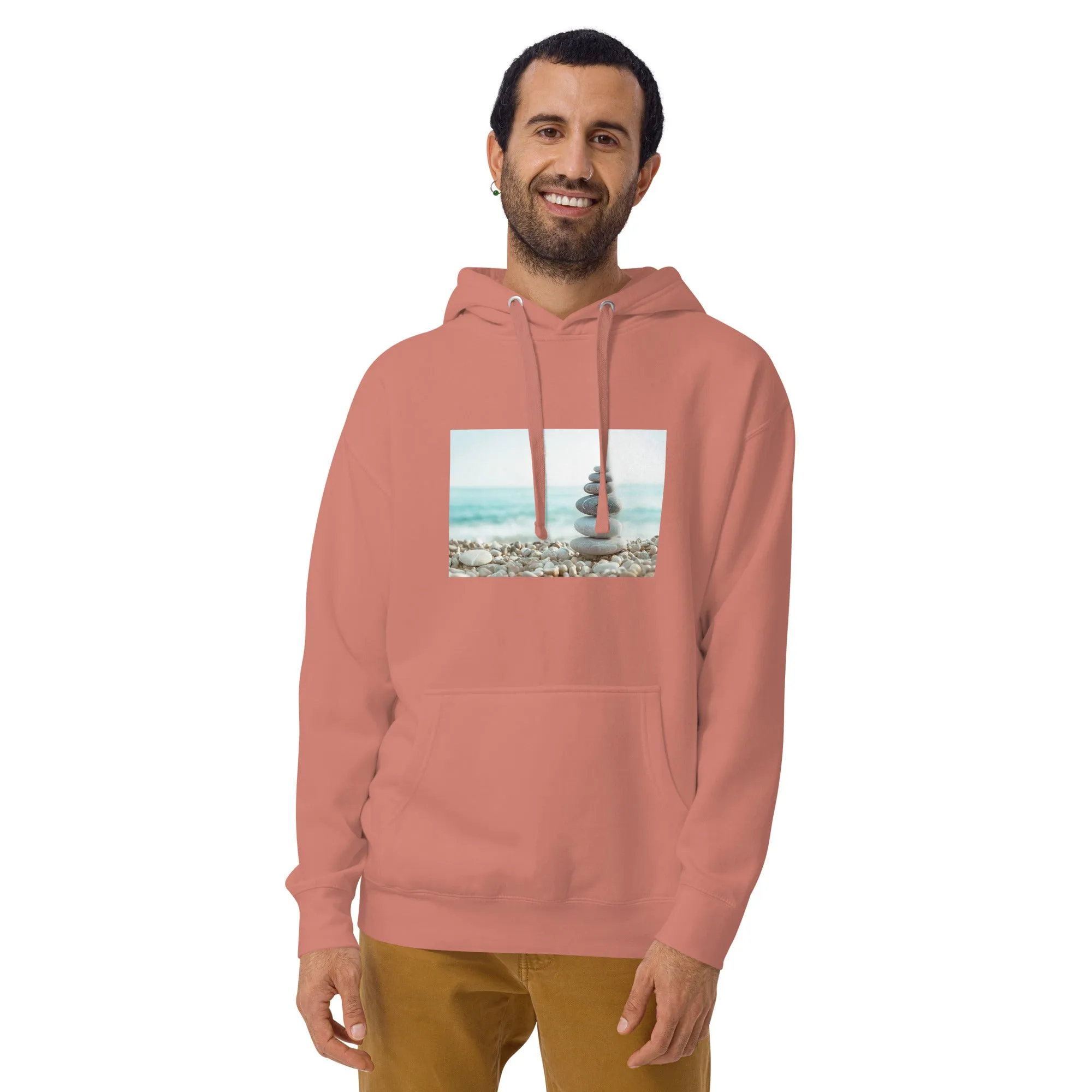 Hoodie Mens Designer (Hoodies Mens - Nature Seashore 0013)