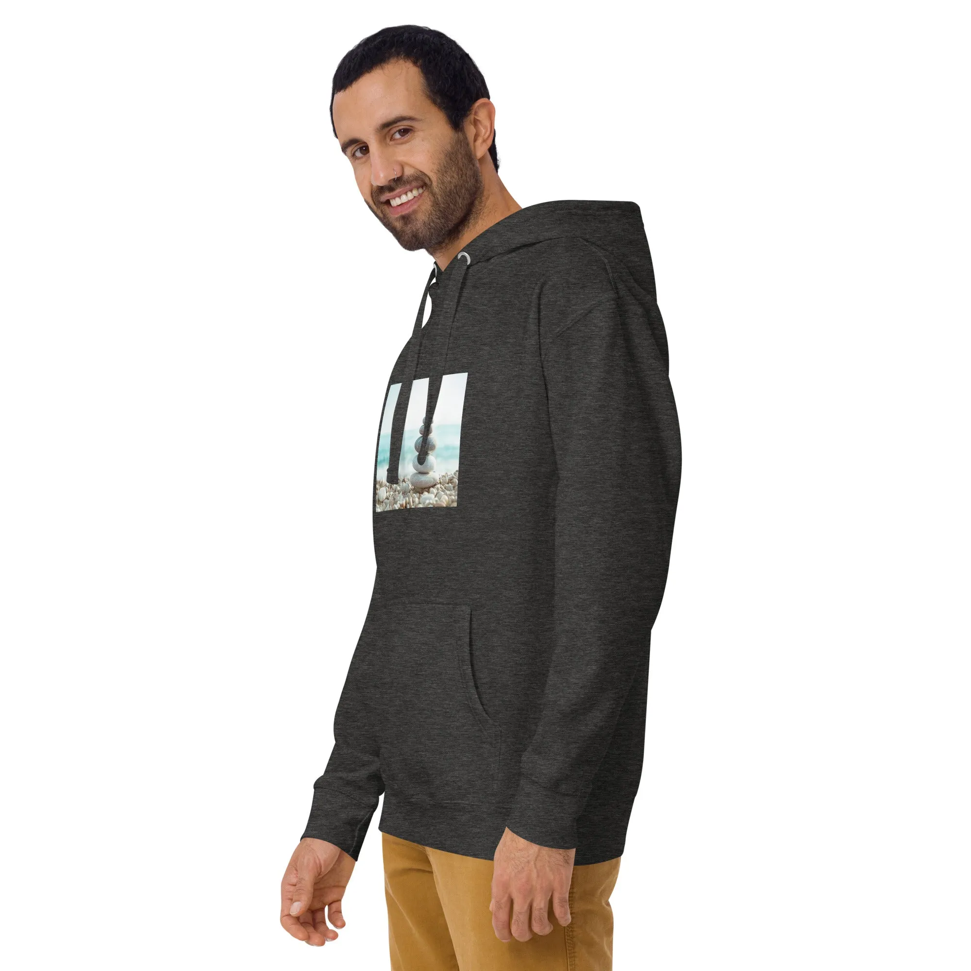 Hoodie Mens Designer (Hoodies Mens - Nature Seashore 0013)