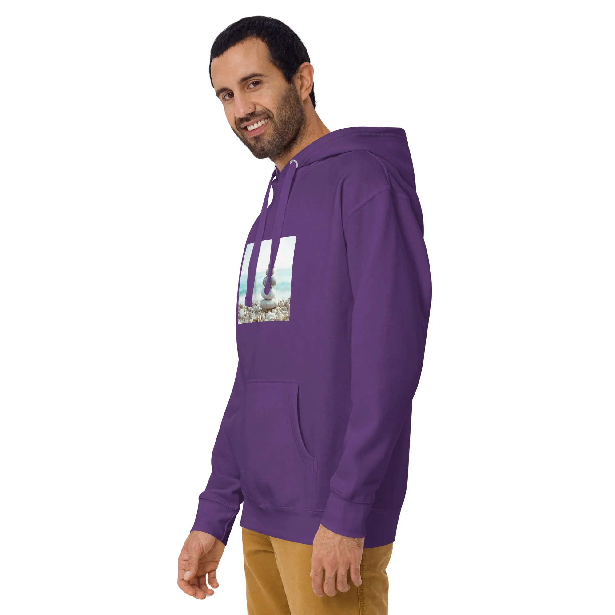 Hoodie Mens Designer (Hoodies Mens - Nature Seashore 0013)