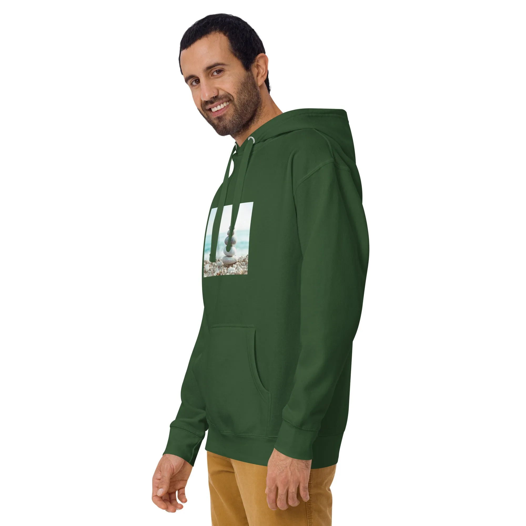 Hoodie Mens Designer (Hoodies Mens - Nature Seashore 0013)