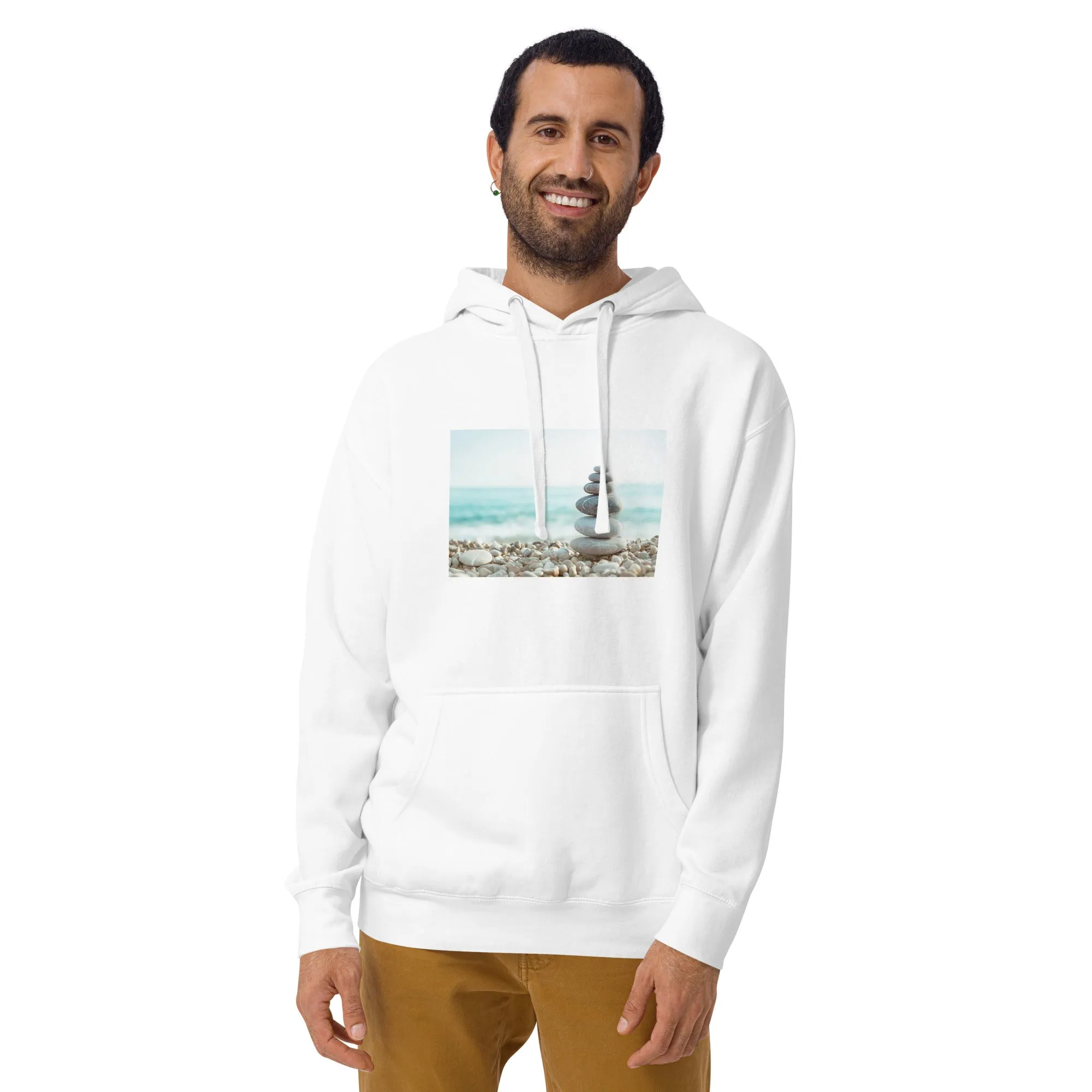 Hoodie Mens Designer (Hoodies Mens - Nature Seashore 0013)