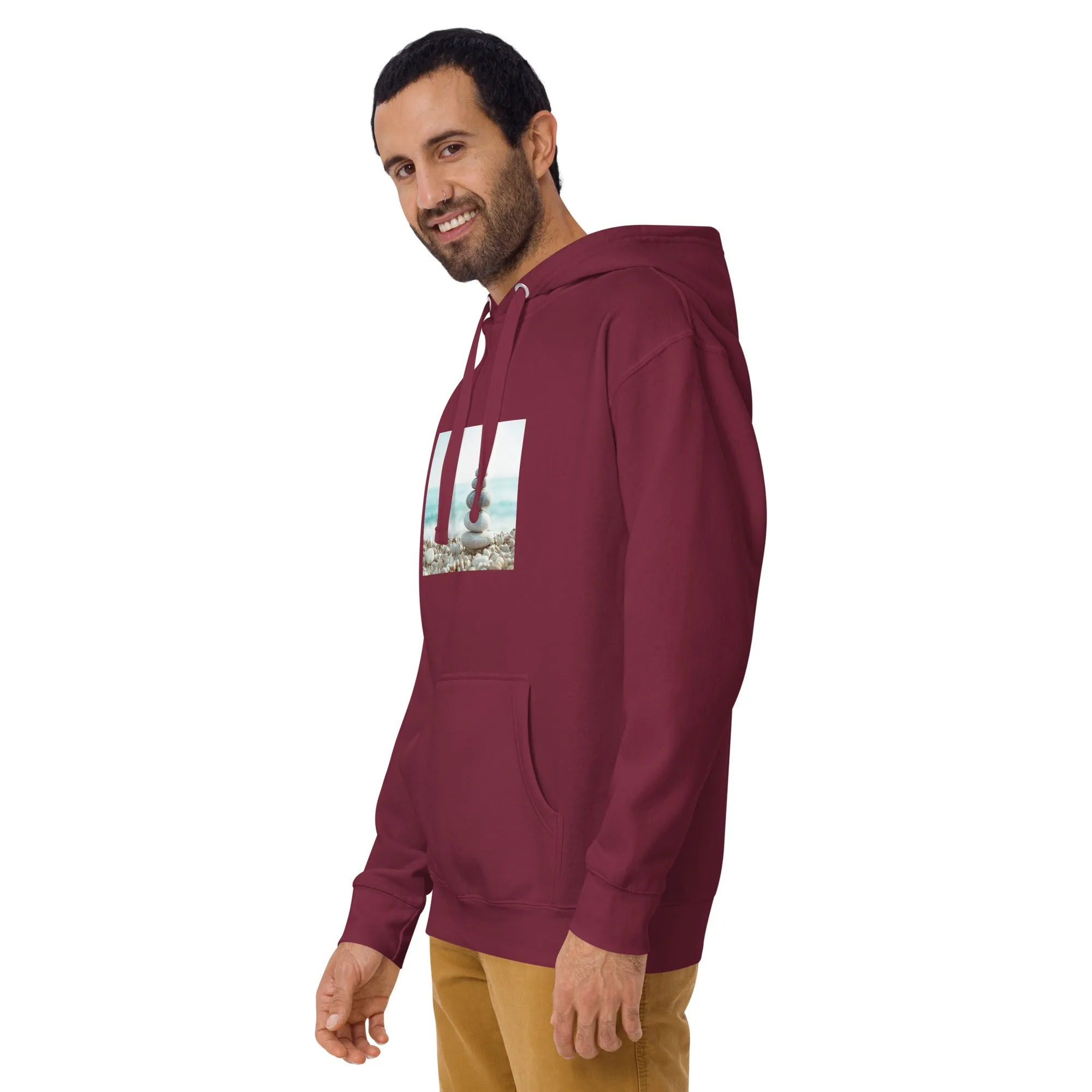 Hoodie Mens Designer (Hoodies Mens - Nature Seashore 0013)