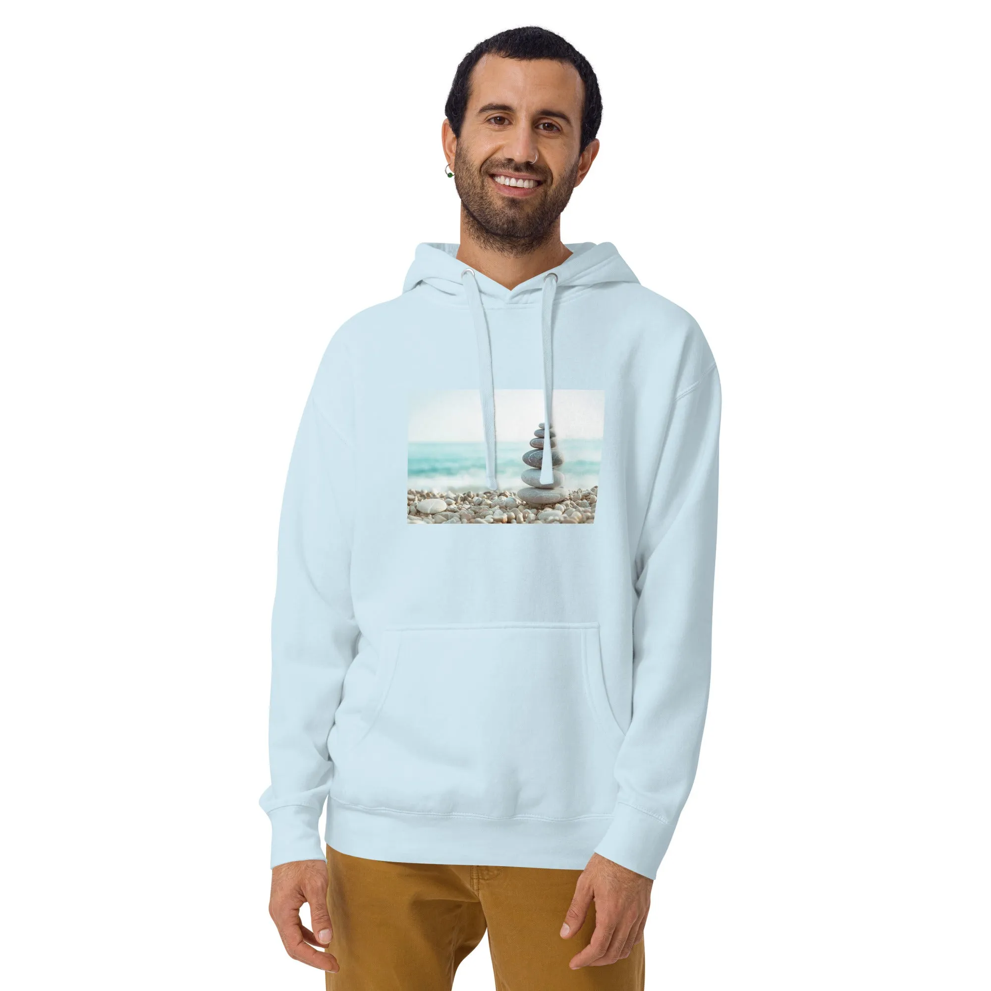 Hoodie Mens Designer (Hoodies Mens - Nature Seashore 0013)