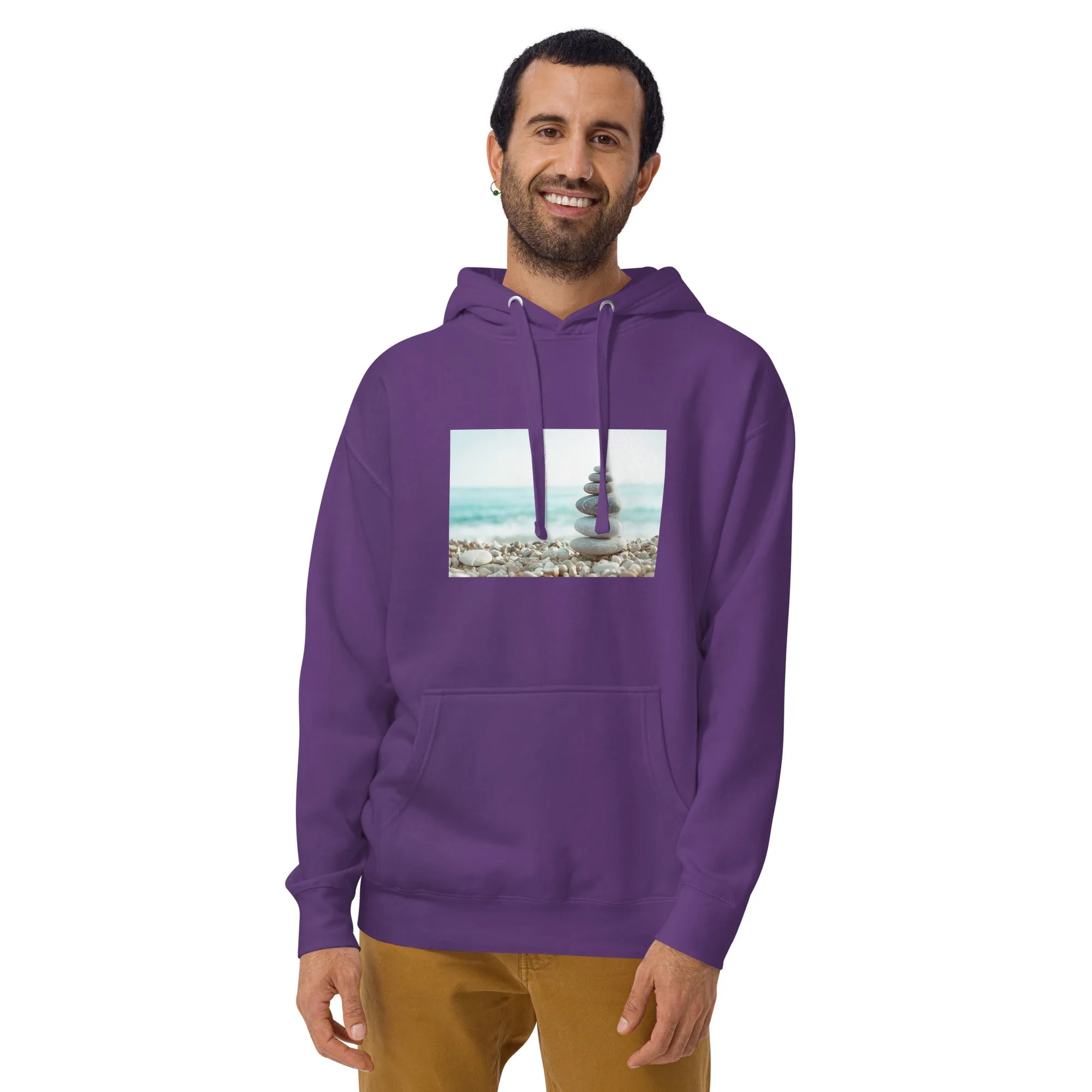 Hoodie Mens Designer (Hoodies Mens - Nature Seashore 0013)