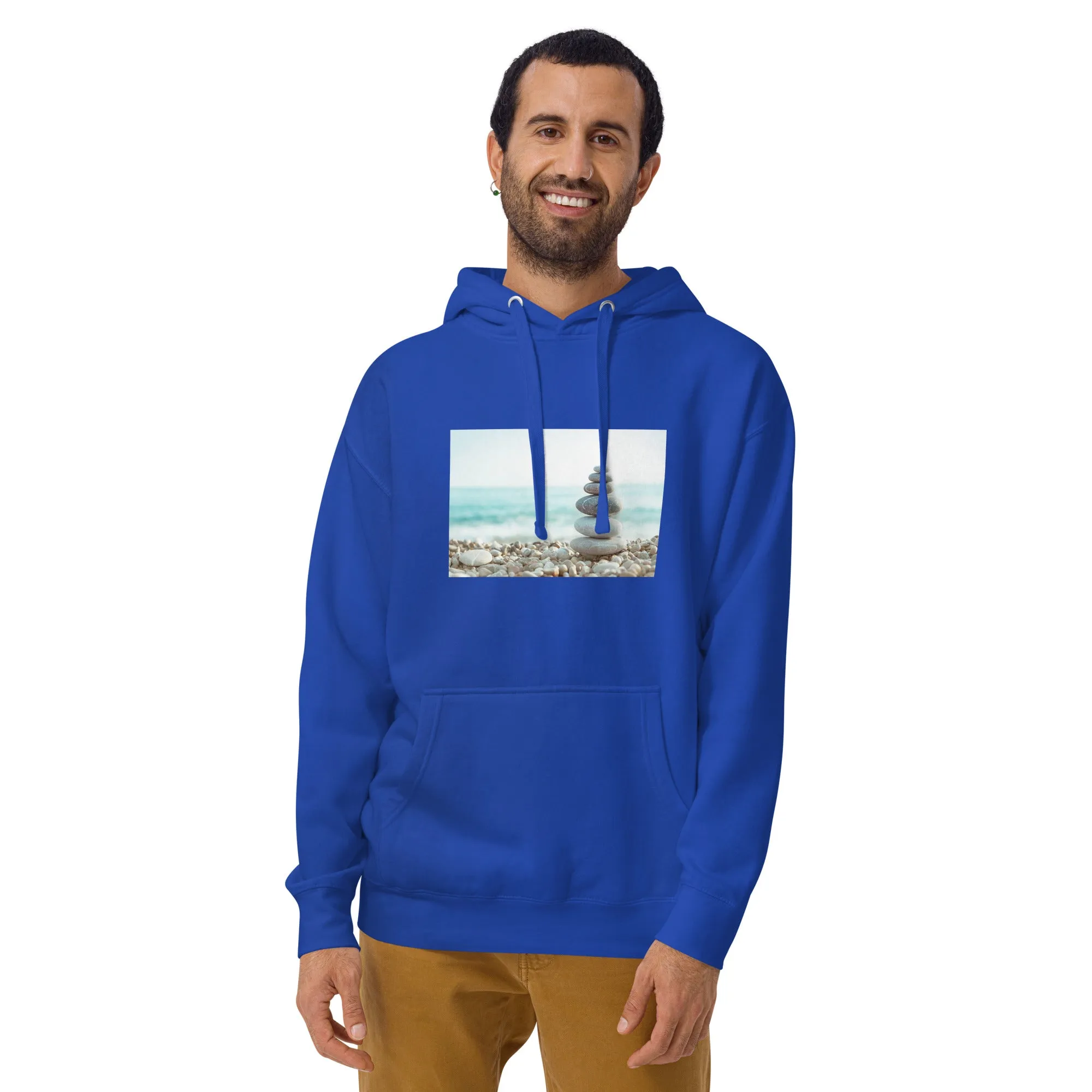 Hoodie Mens Designer (Hoodies Mens - Nature Seashore 0013)
