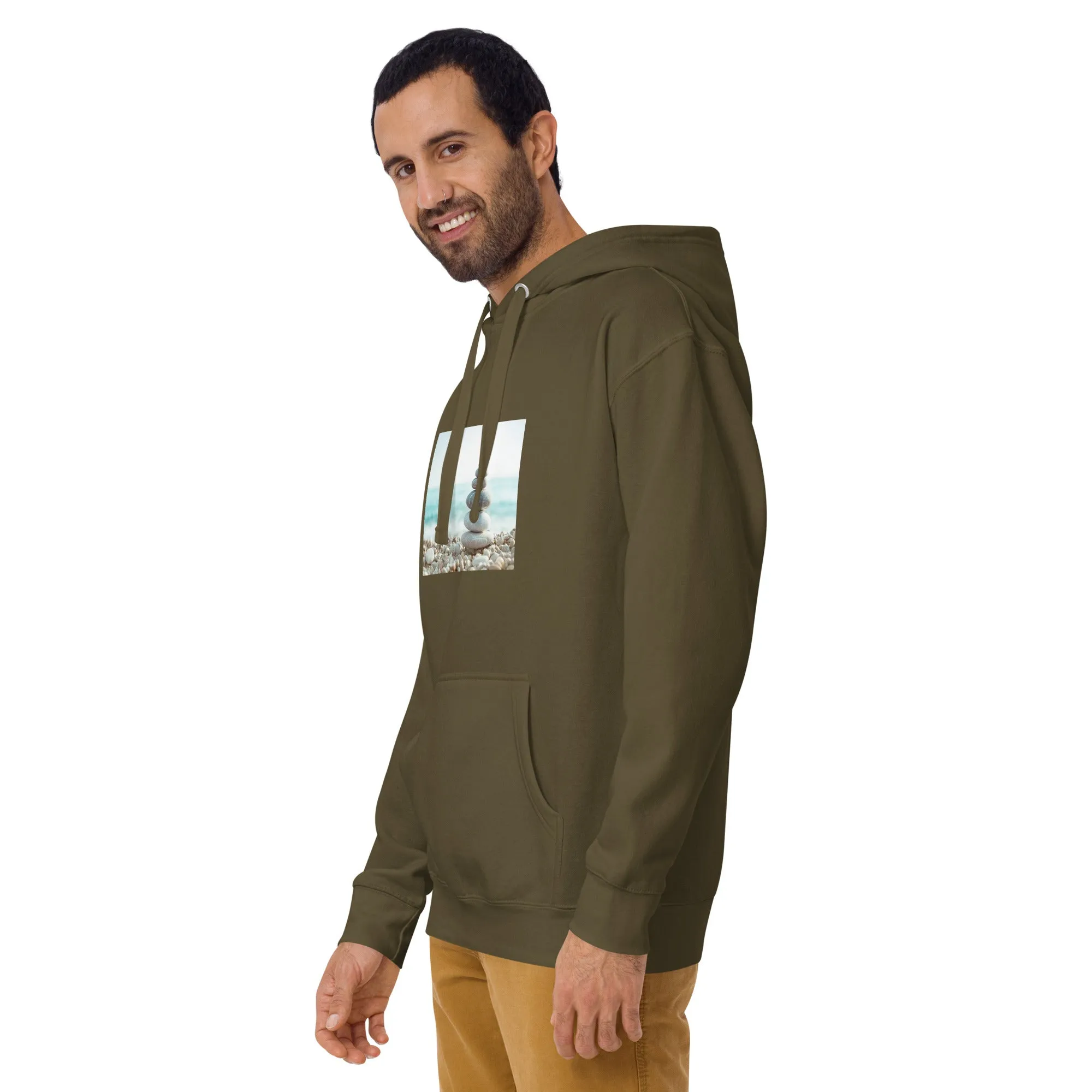 Hoodie Mens Designer (Hoodies Mens - Nature Seashore 0013)