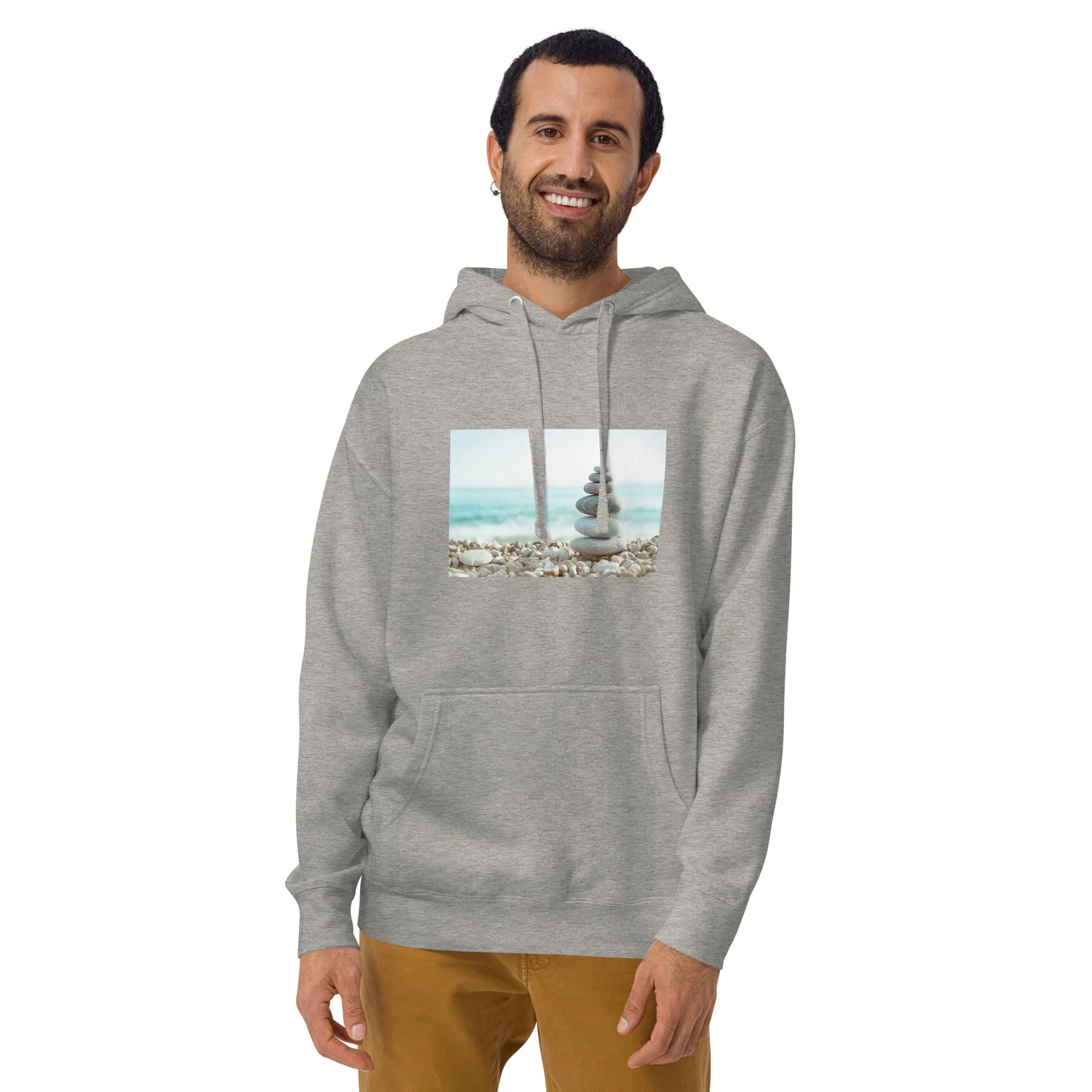 Hoodie Mens Designer (Hoodies Mens - Nature Seashore 0013)