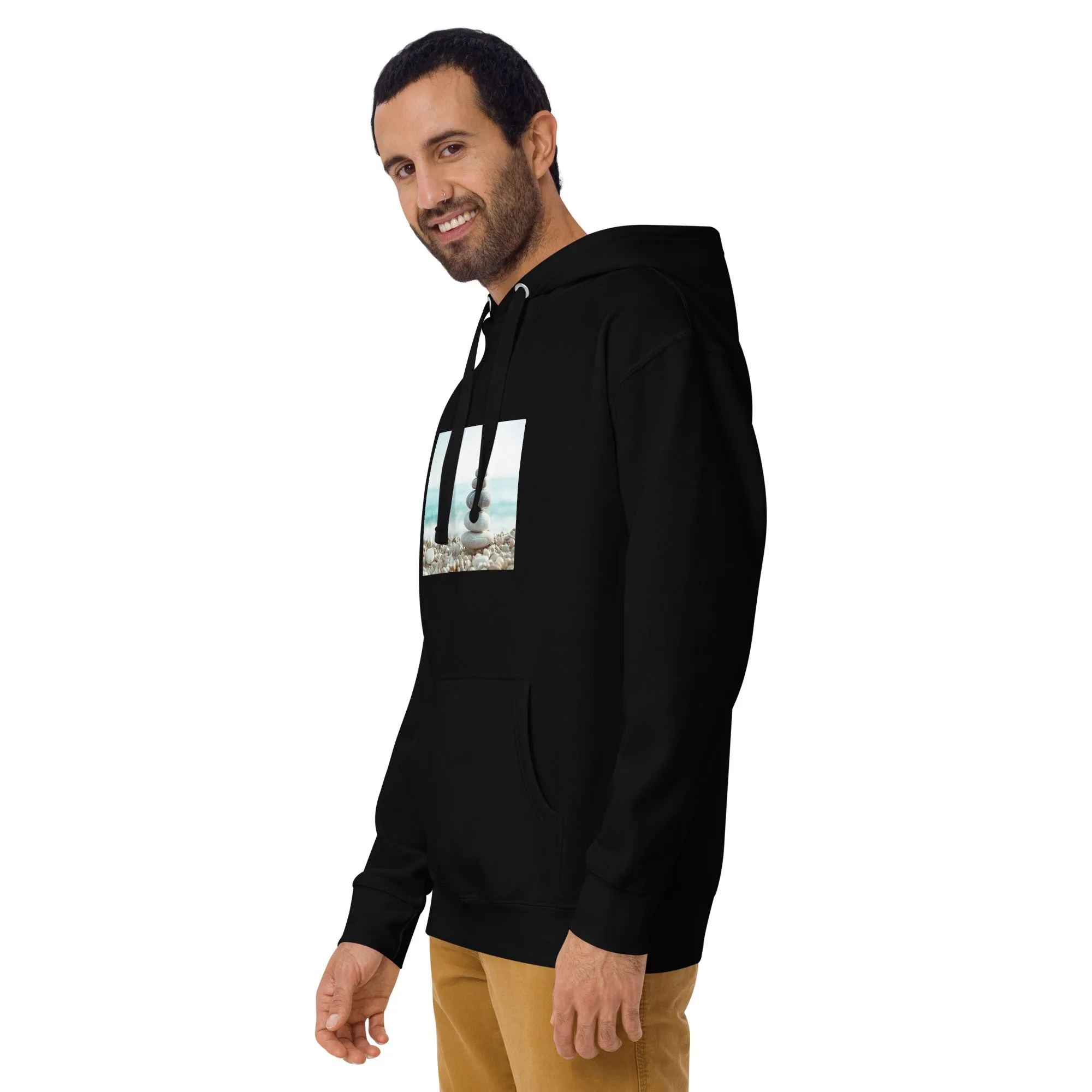 Hoodie Mens Designer (Hoodies Mens - Nature Seashore 0013)