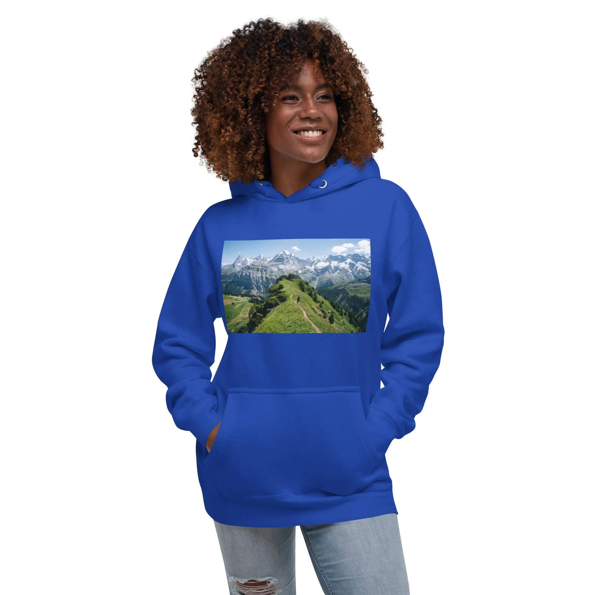 Hoodie Womens Designer (Hoodies Womens - Nature Mountain 0016)