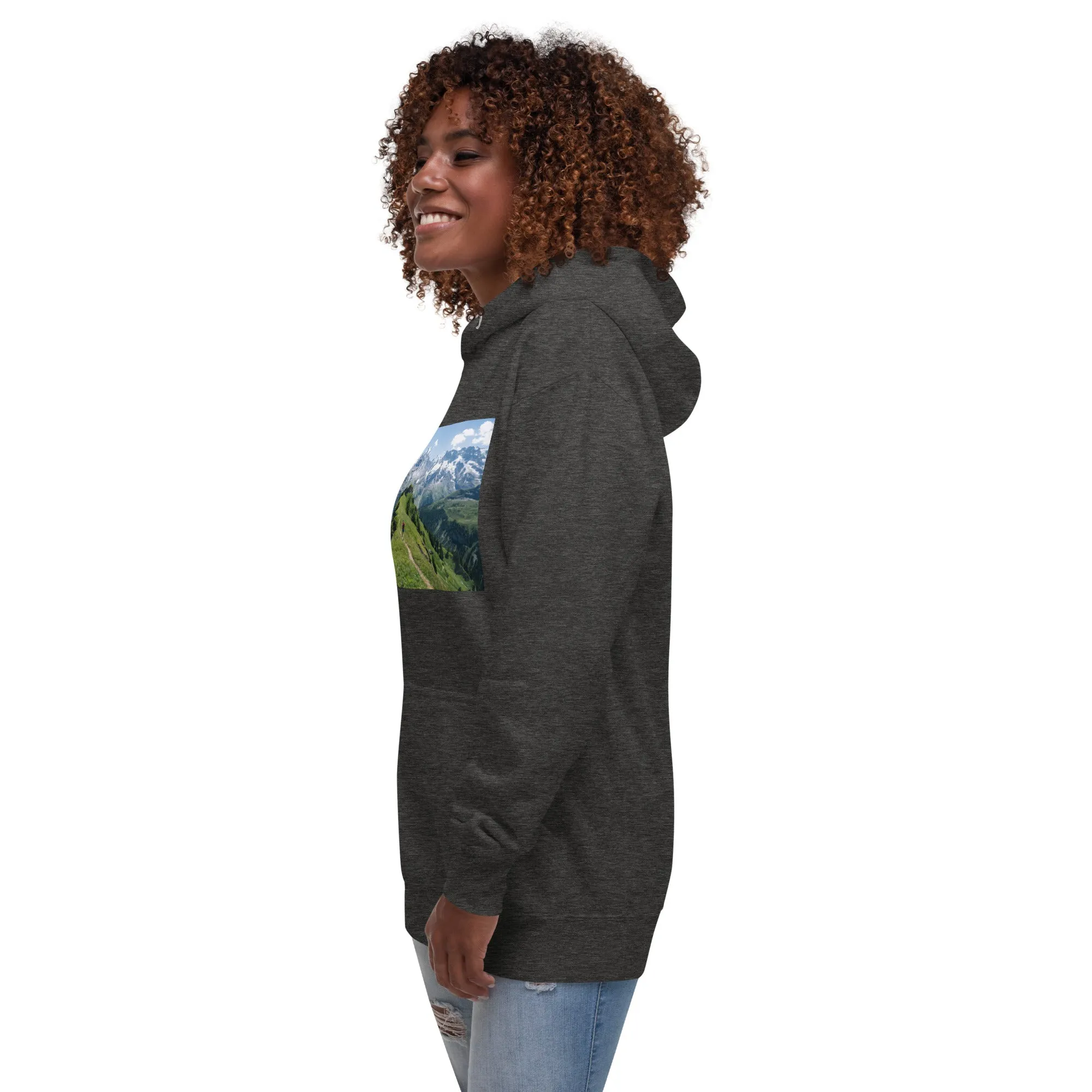 Hoodie Womens Designer (Hoodies Womens - Nature Mountain 0016)