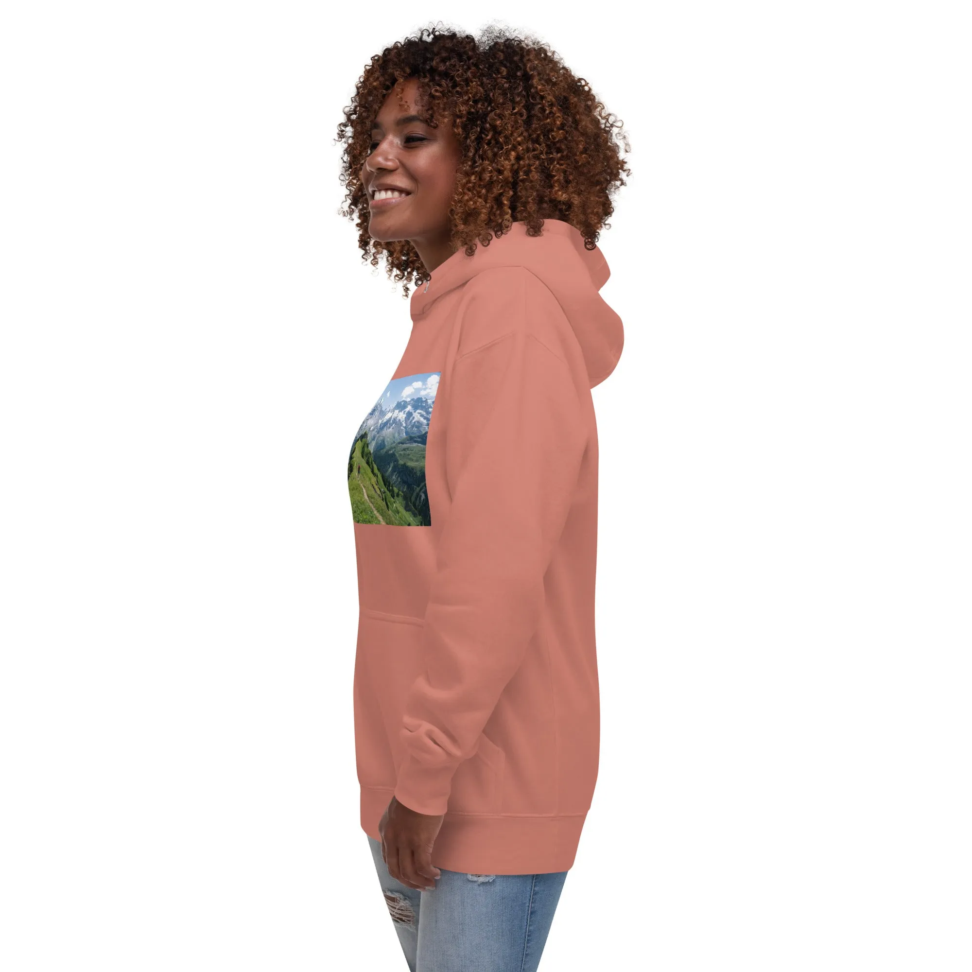 Hoodie Womens Designer (Hoodies Womens - Nature Mountain 0016)