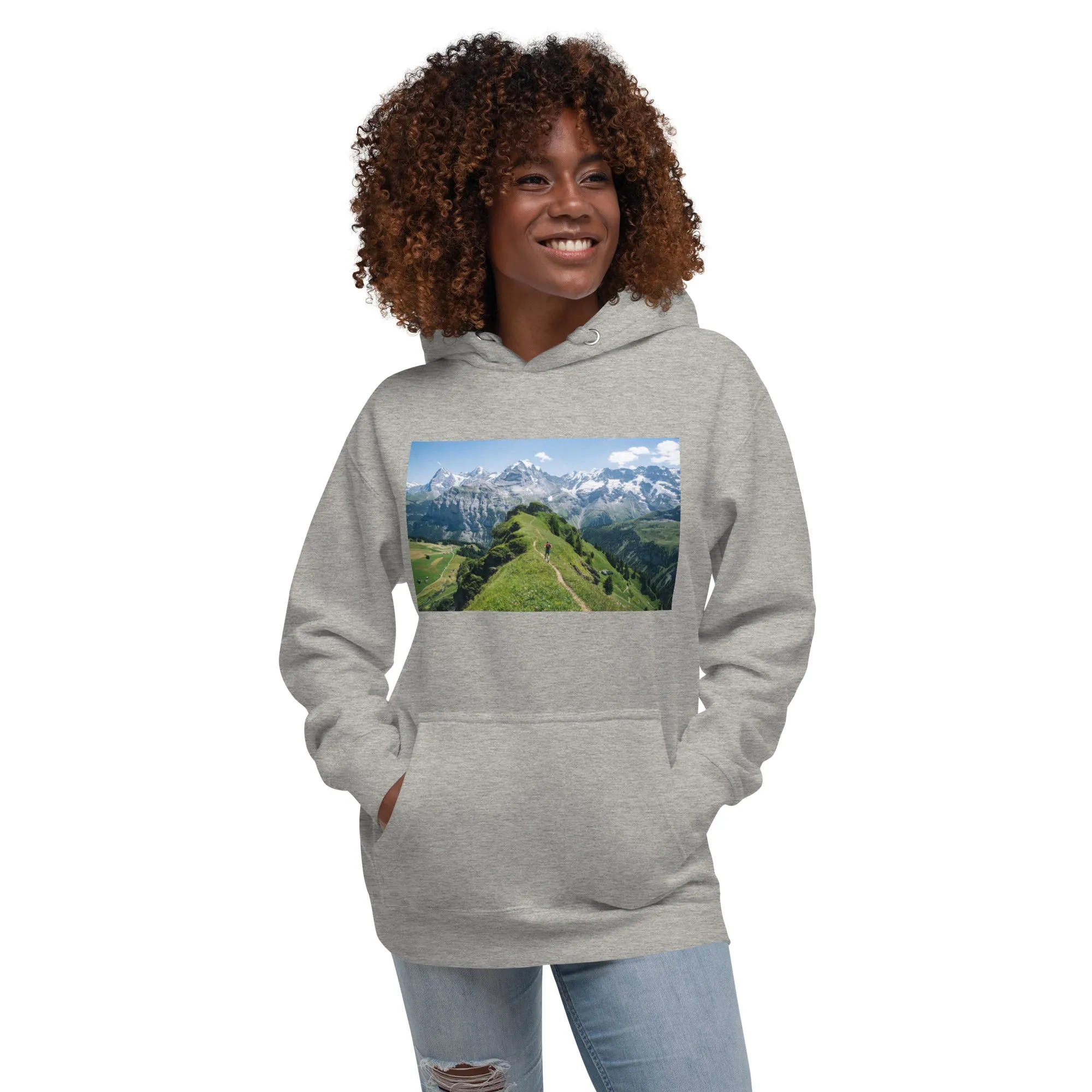 Hoodie Womens Designer (Hoodies Womens - Nature Mountain 0016)