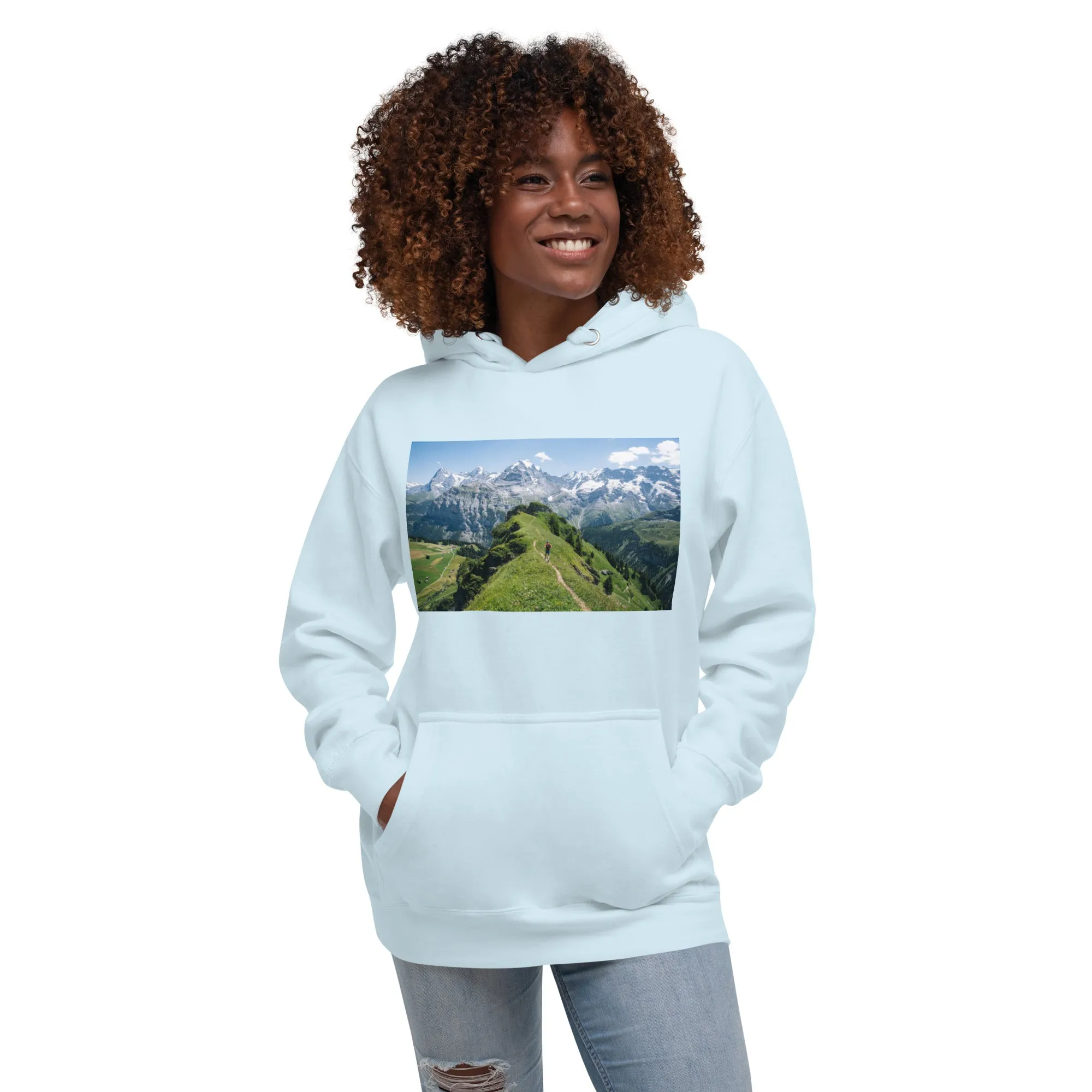 Hoodie Womens Designer (Hoodies Womens - Nature Mountain 0016)