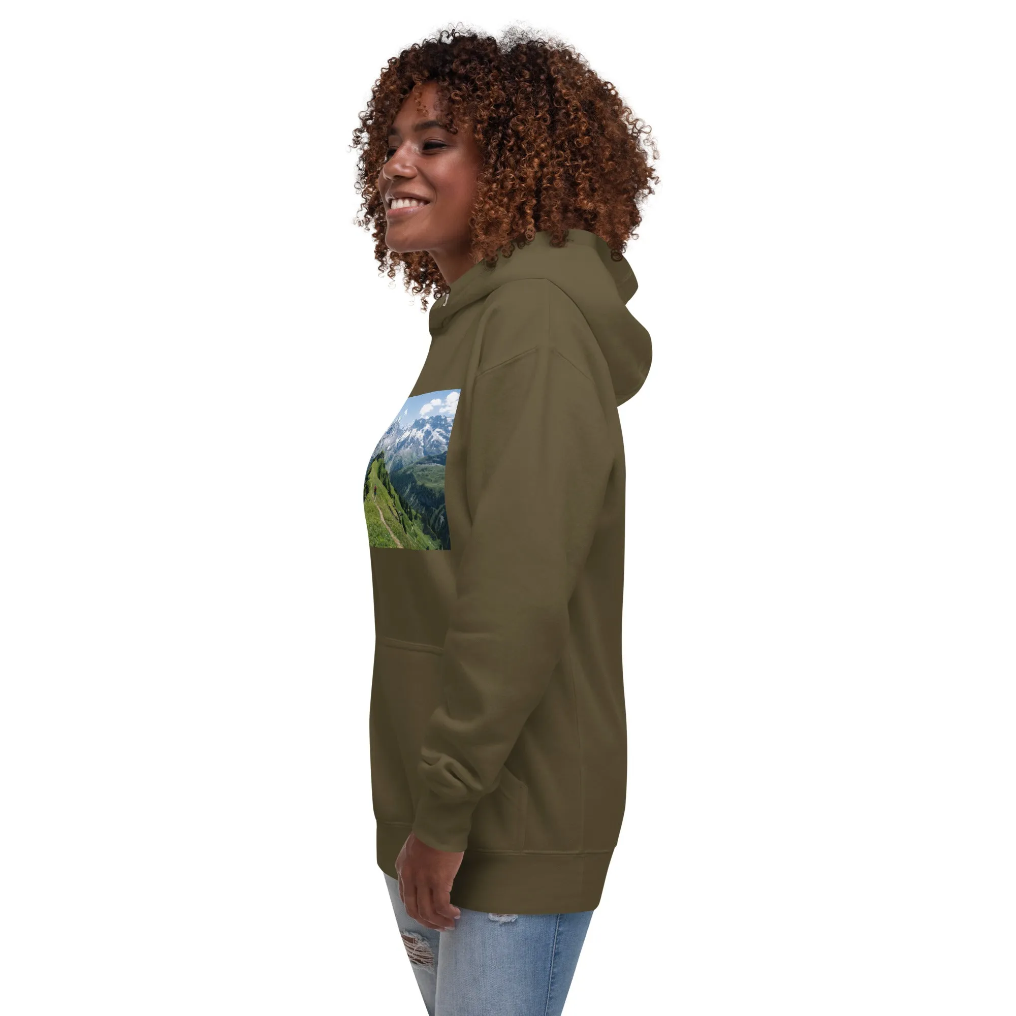 Hoodie Womens Designer (Hoodies Womens - Nature Mountain 0016)