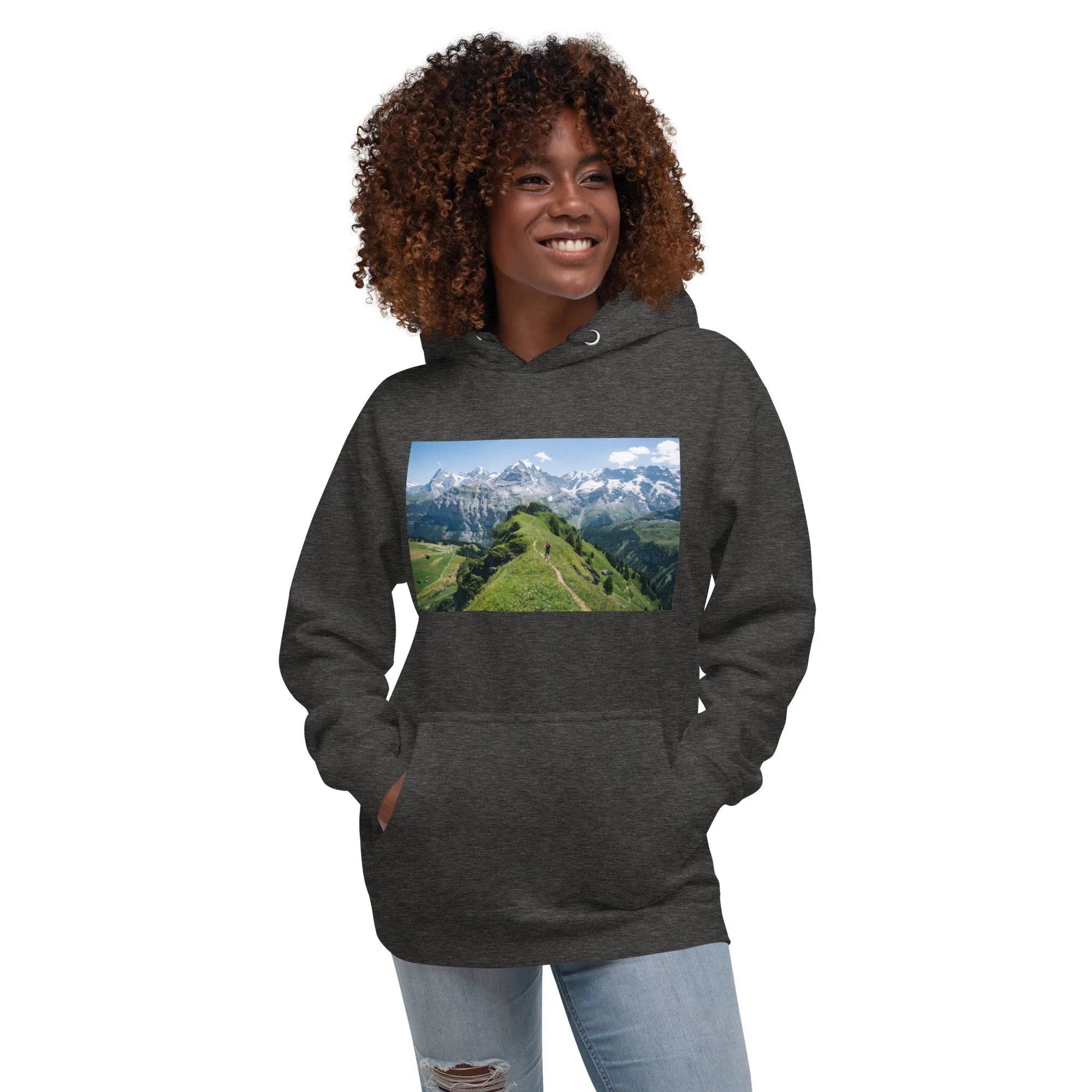 Hoodie Womens Designer (Hoodies Womens - Nature Mountain 0016)