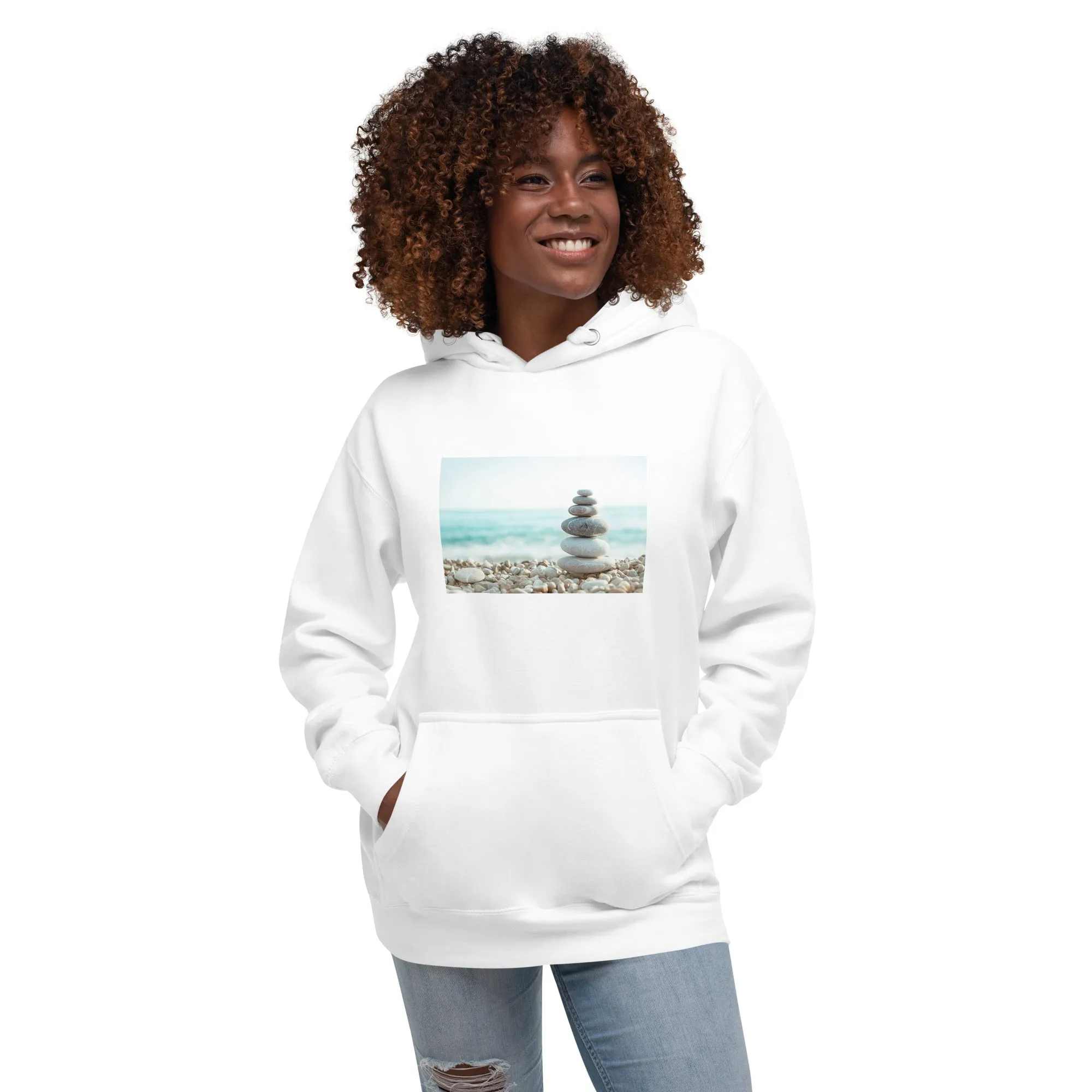 Hoodie Womens Designer (Hoodies Womens - Nature Seashore 0013)